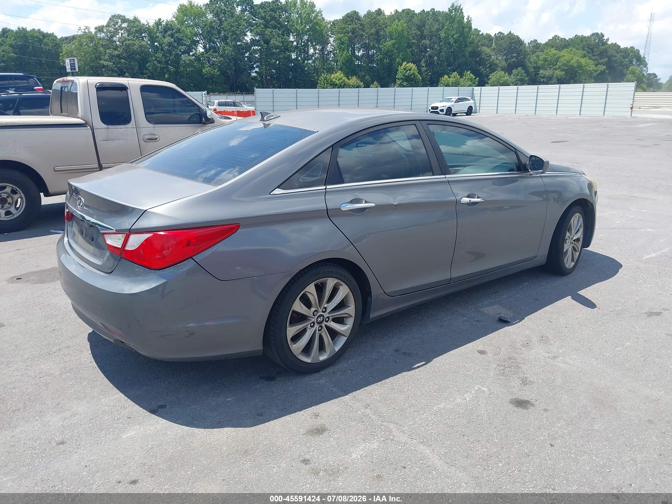2012 Hyundai Sonata Se Серый vin: 5NPEC4AC4CH456510