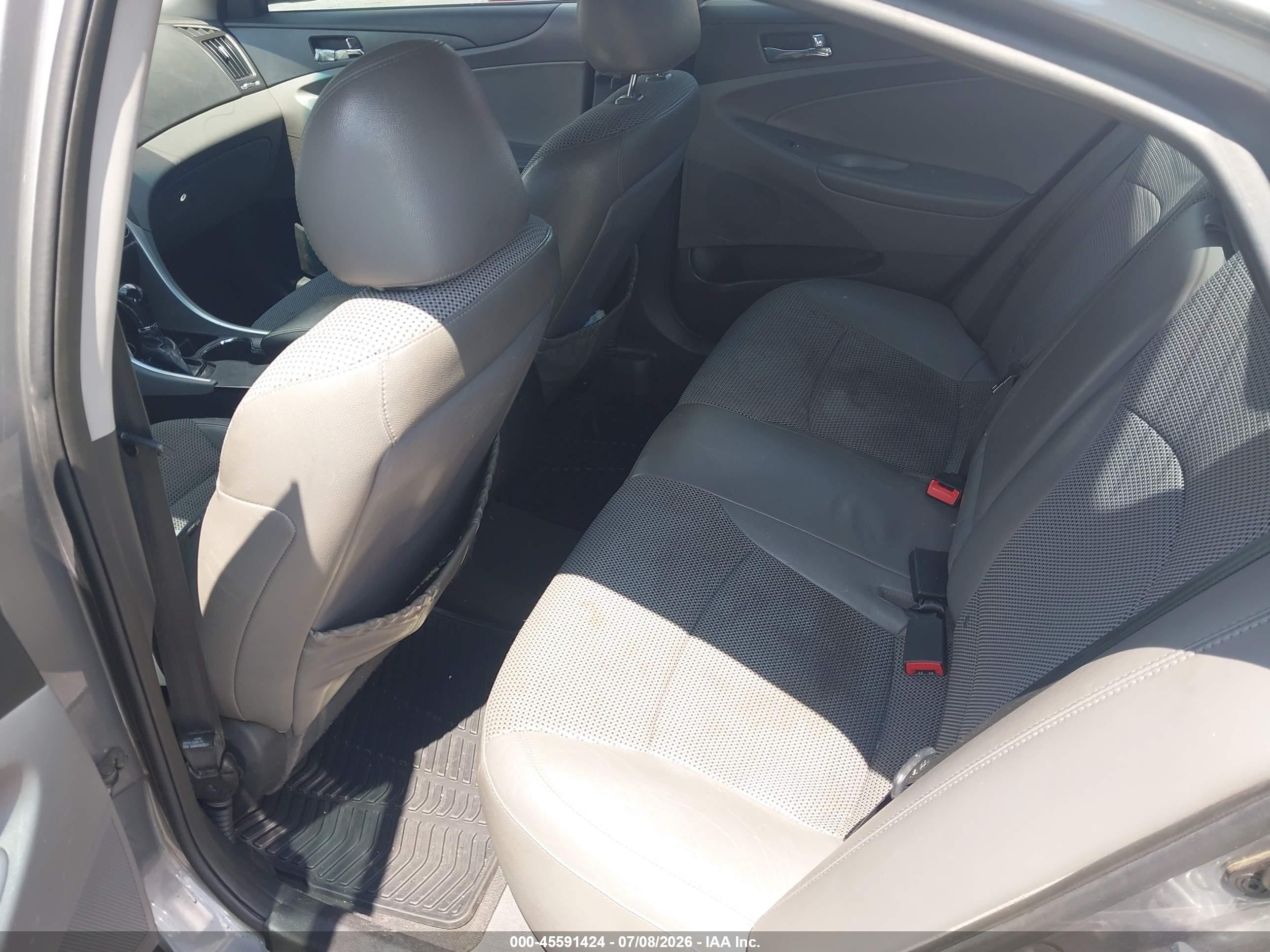 2012 Hyundai Sonata Se Gray vin: 5NPEC4AC4CH456510