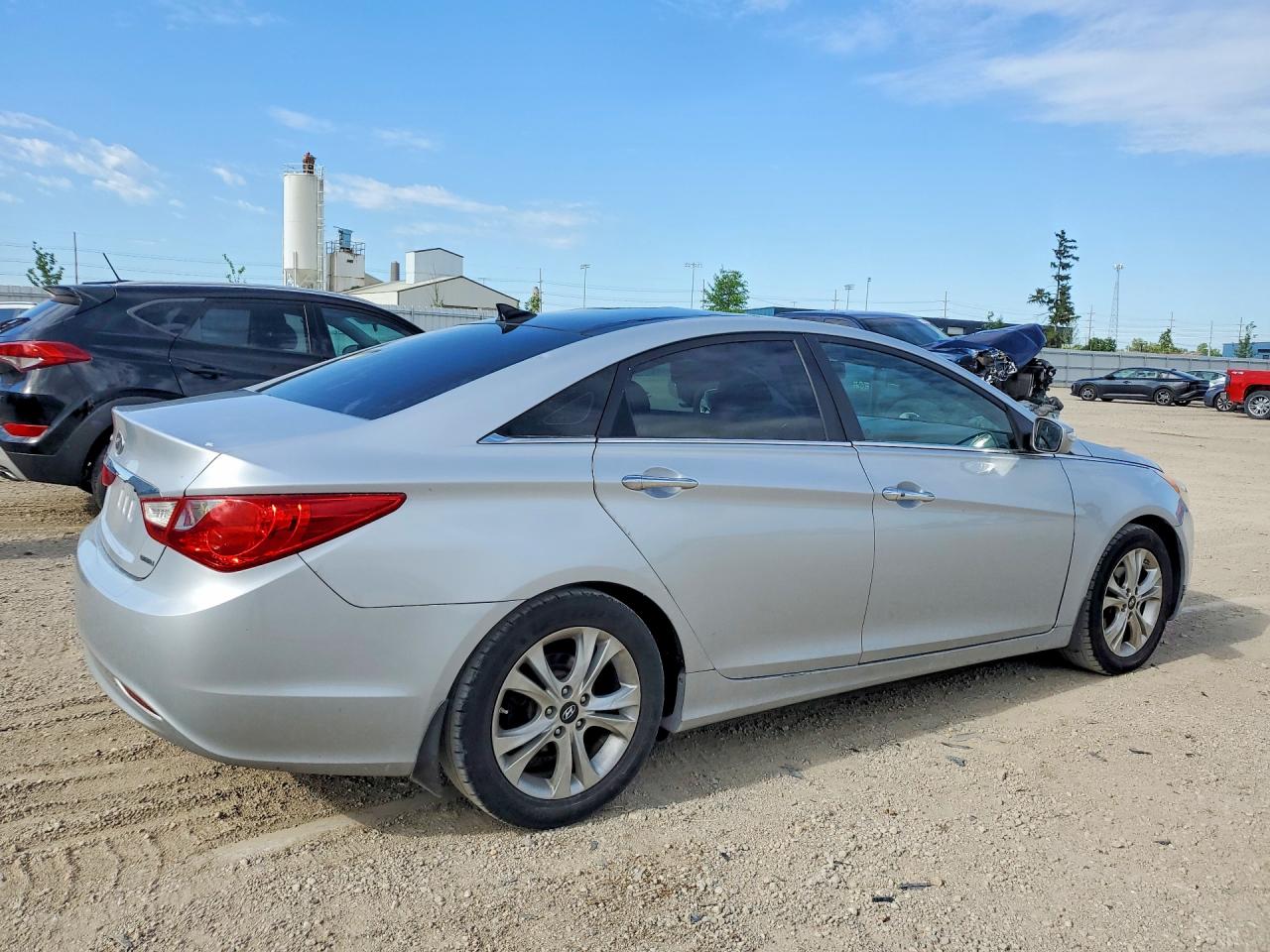 2012 Hyundai Sonata Limited Silver vin: 5NPEC4AC4CH461612