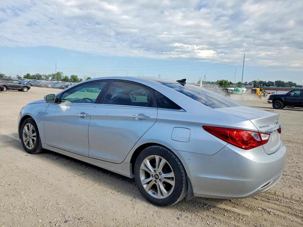 2012 Hyundai Sonata Limited Silver vin: 5NPEC4AC4CH461612