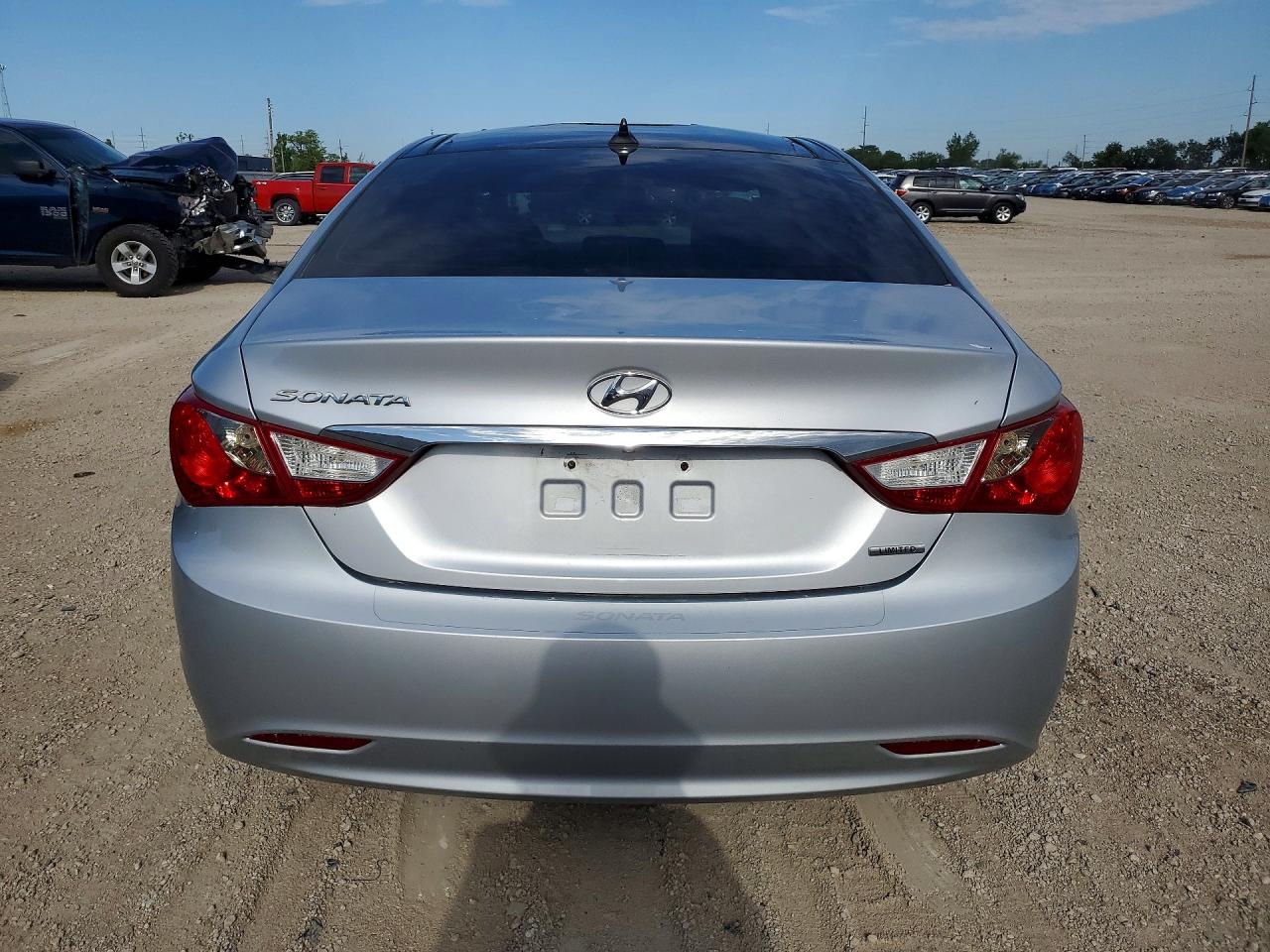 2012 Hyundai Sonata Limited Silver vin: 5NPEC4AC4CH461612