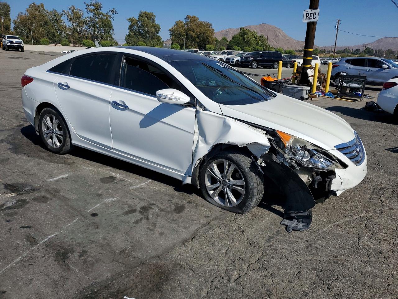 2012 Hyundai Sonata Limited White vin: 5NPEC4AC4CH462131