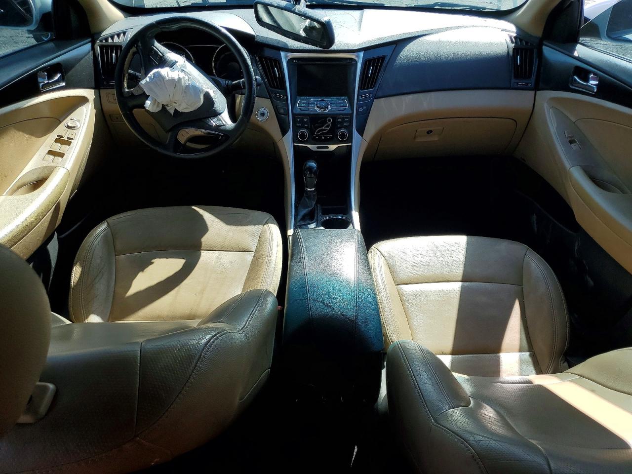 2012 Hyundai Sonata Limited White vin: 5NPEC4AC4CH462131