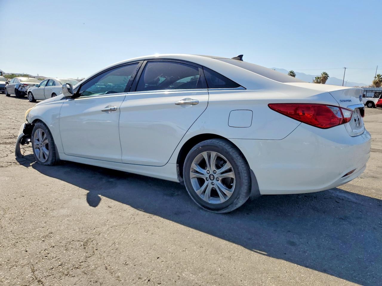 2012 Hyundai Sonata Limited White vin: 5NPEC4AC4CH462131