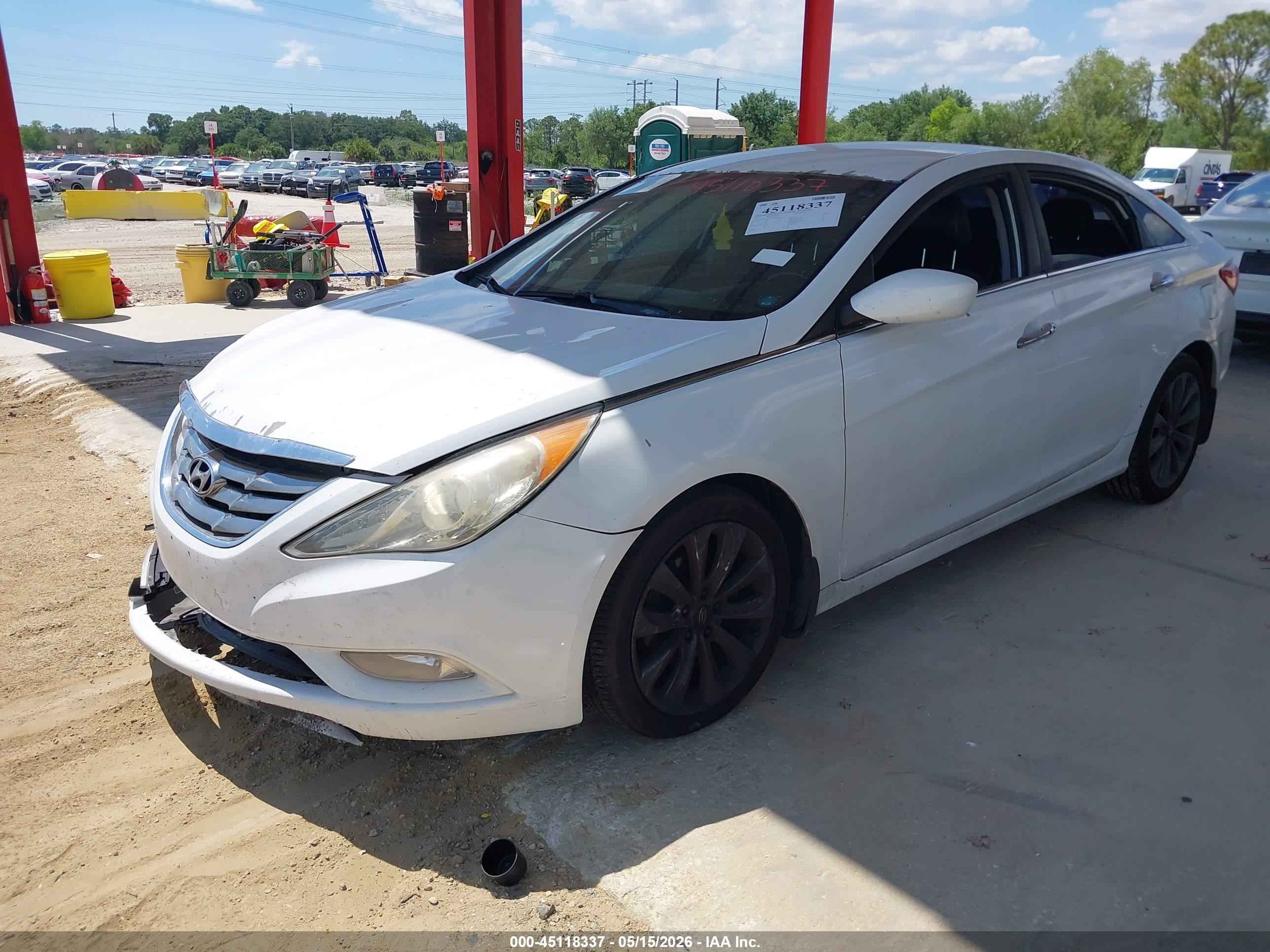 2012 Hyundai Sonata Se White vin: 5NPEC4AC4CH479866