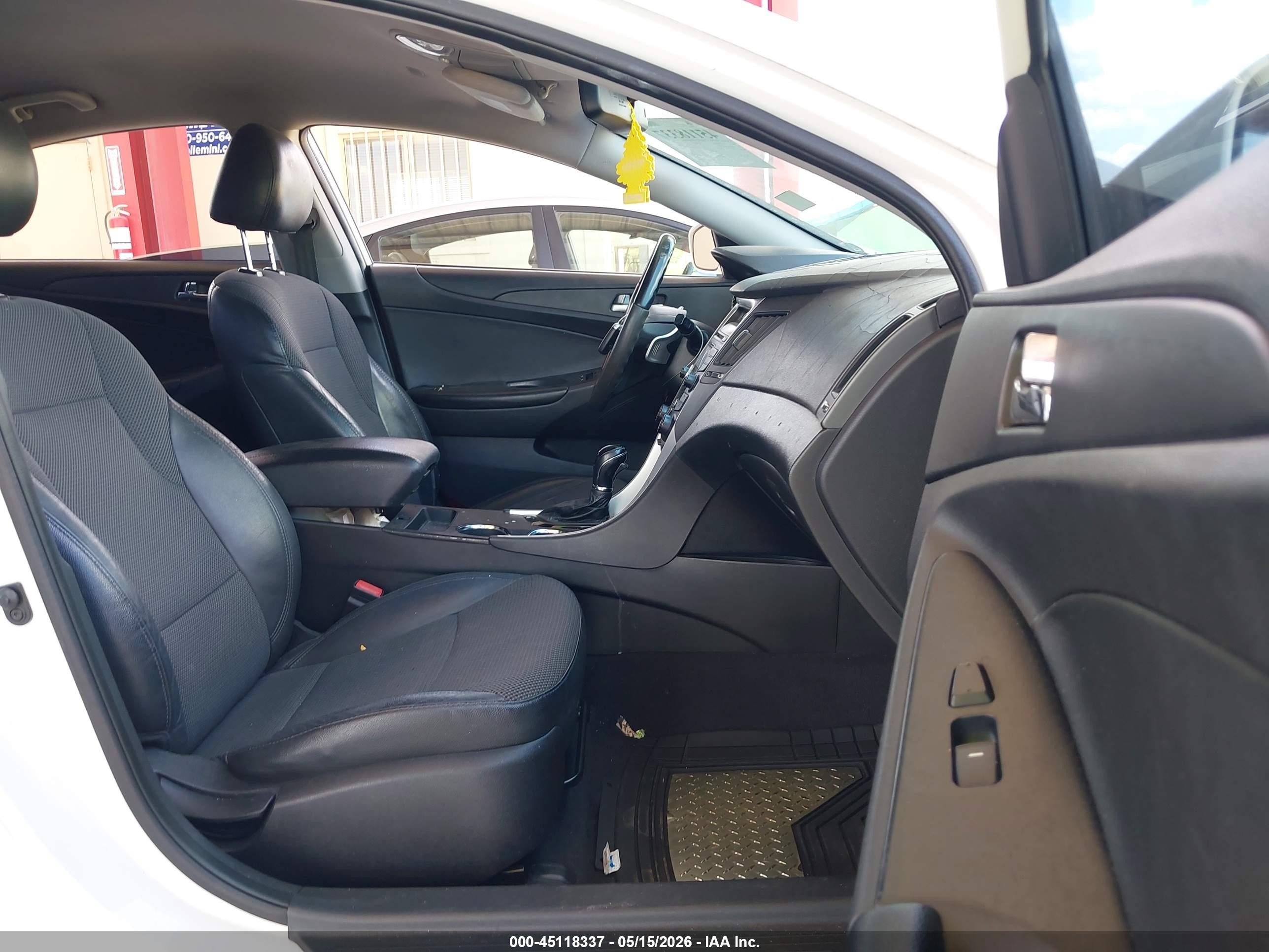 2012 Hyundai Sonata Se White vin: 5NPEC4AC4CH479866