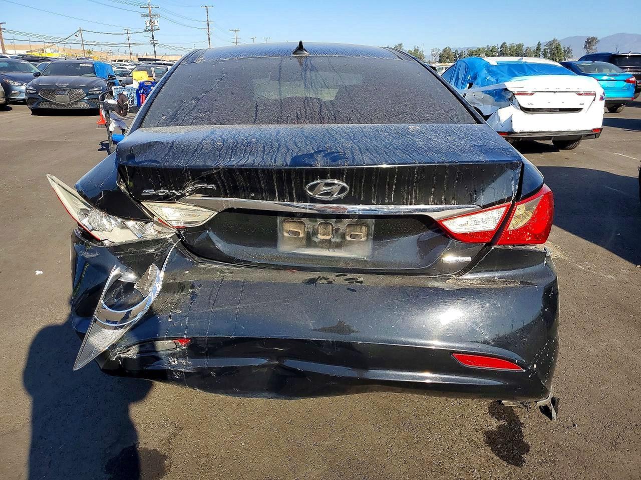 2012 Hyundai Sonata Limited Black vin: 5NPEC4AC4CH492259