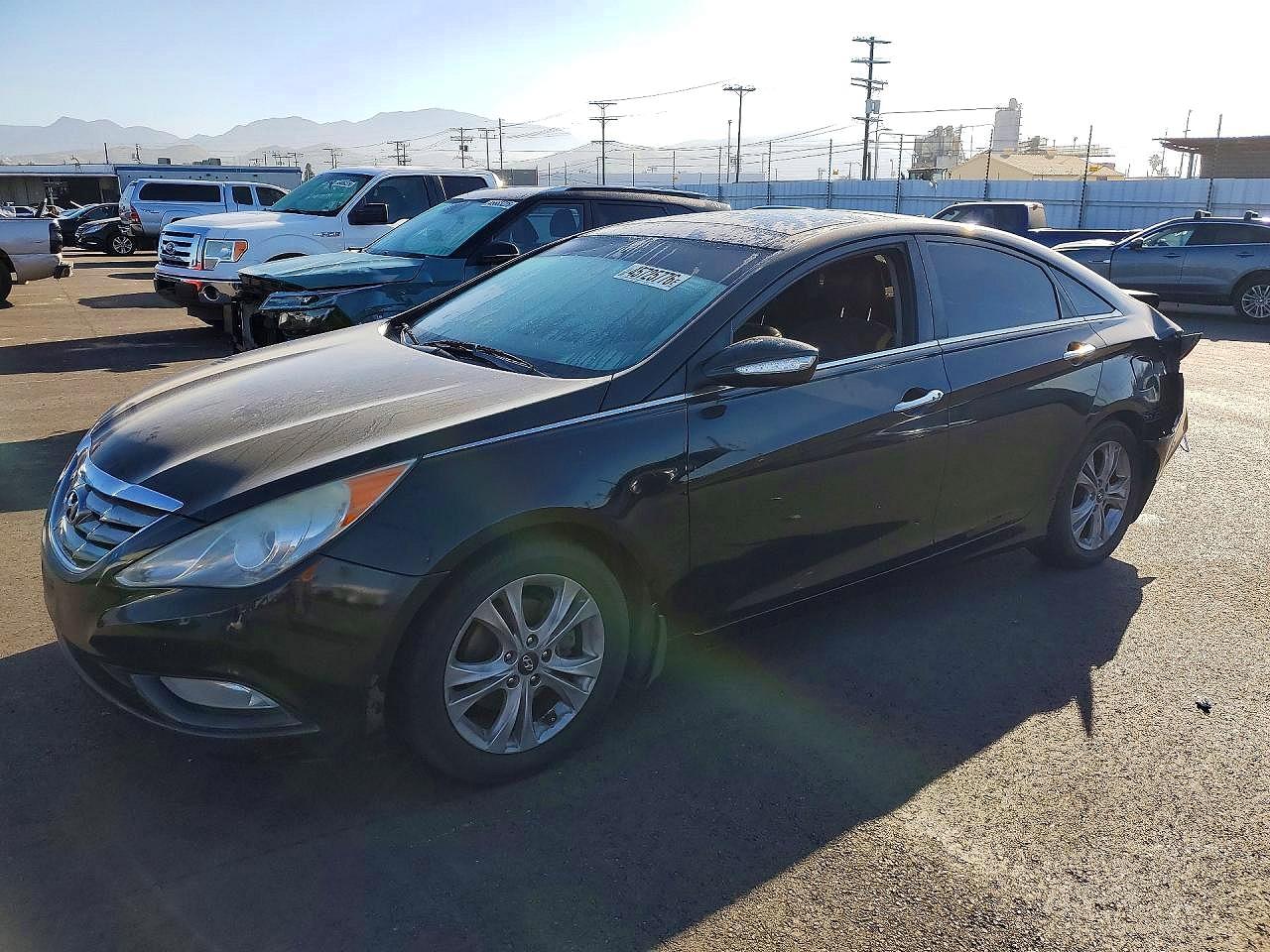 2012 Hyundai Sonata Limited Black vin: 5NPEC4AC4CH492259