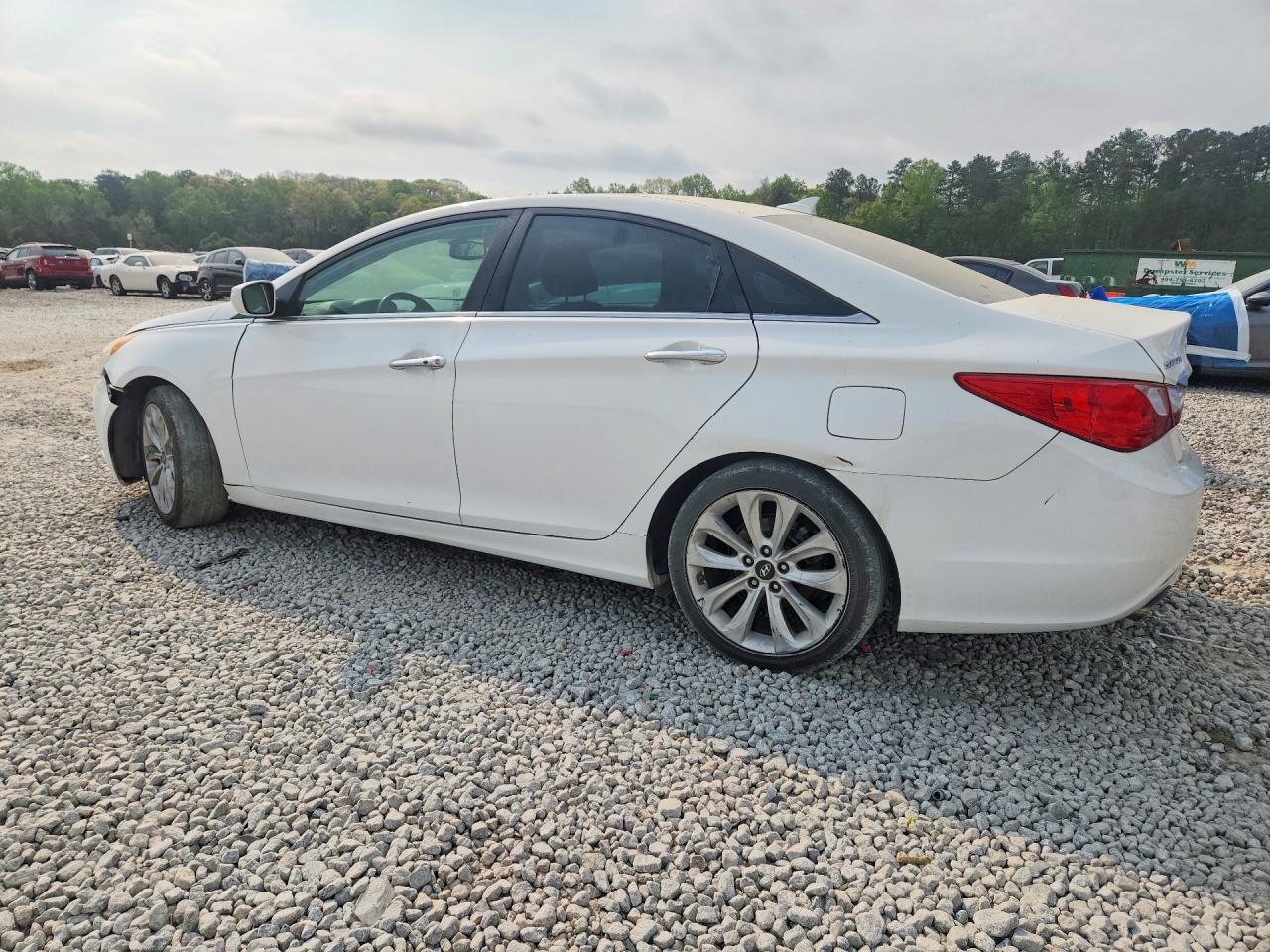 2013 Hyundai Sonata Se White vin: 5NPEC4AC4DH543700