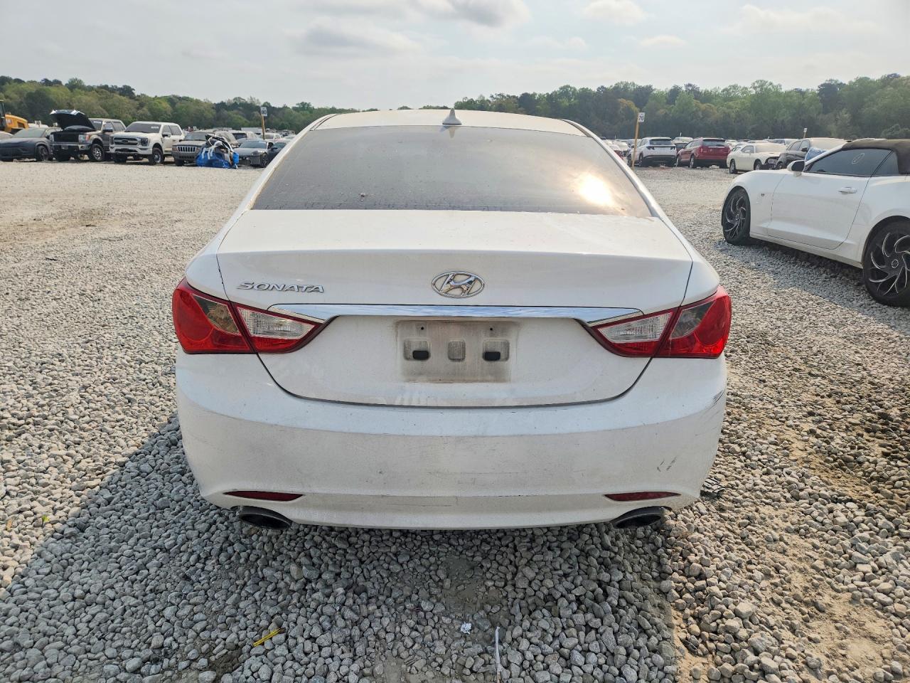 2013 Hyundai Sonata Se White vin: 5NPEC4AC4DH543700
