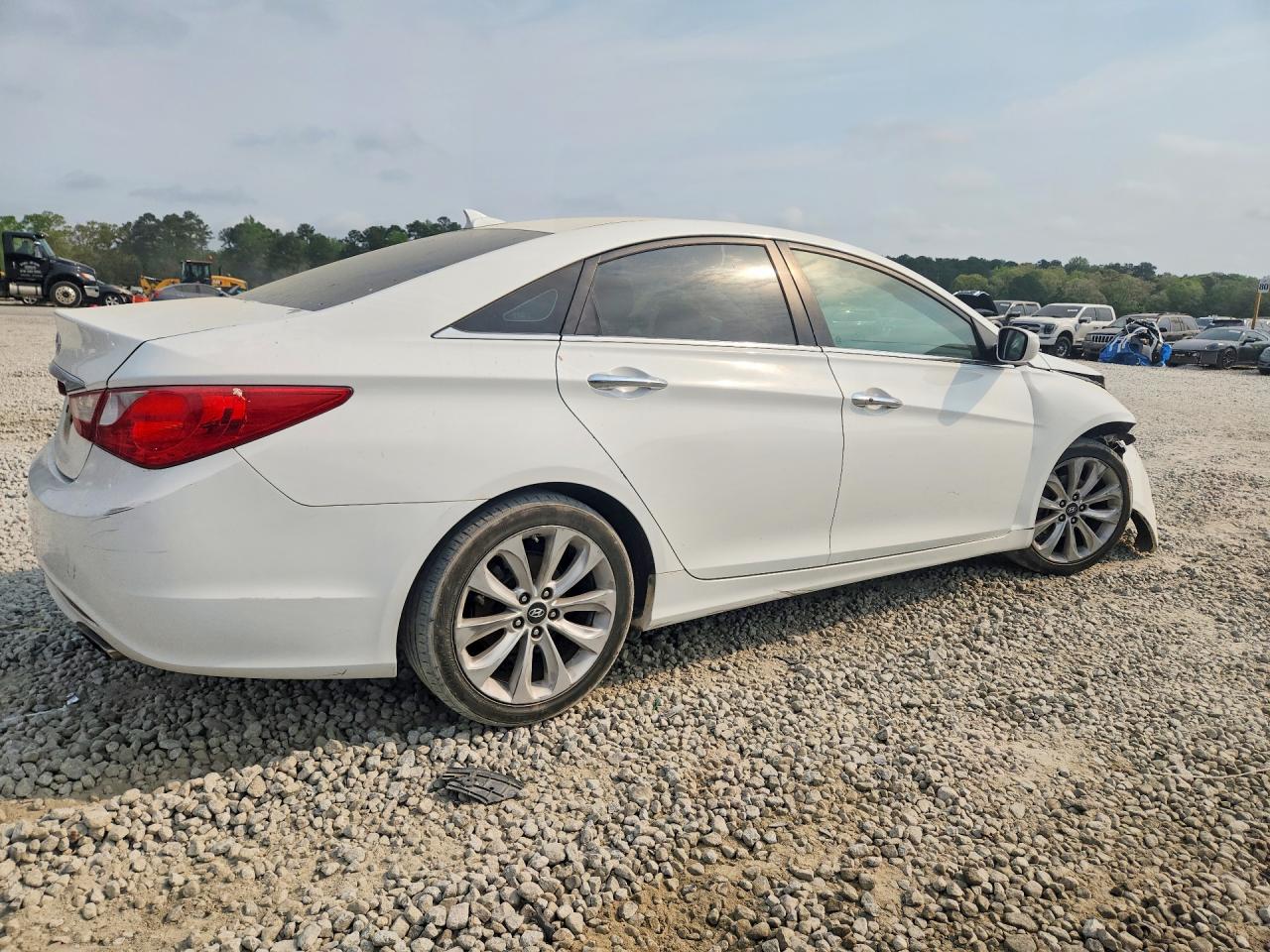2013 Hyundai Sonata Se White vin: 5NPEC4AC4DH543700