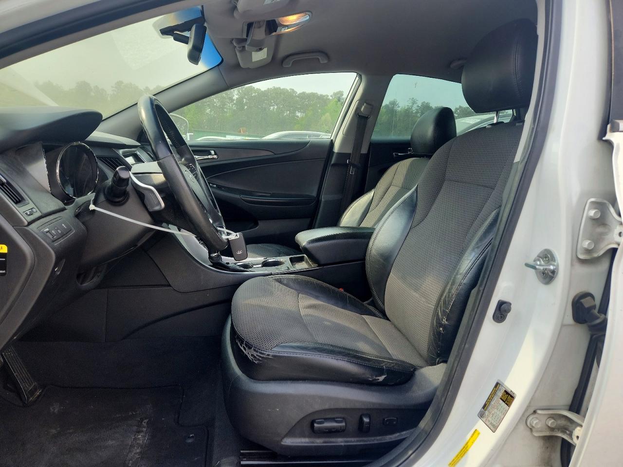 2013 Hyundai Sonata Se White vin: 5NPEC4AC4DH543700