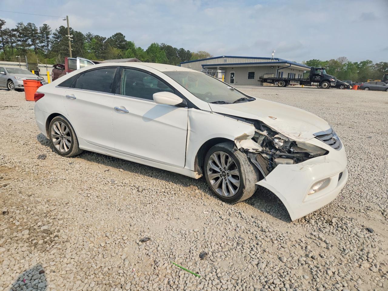 2013 Hyundai Sonata Se White vin: 5NPEC4AC4DH543700