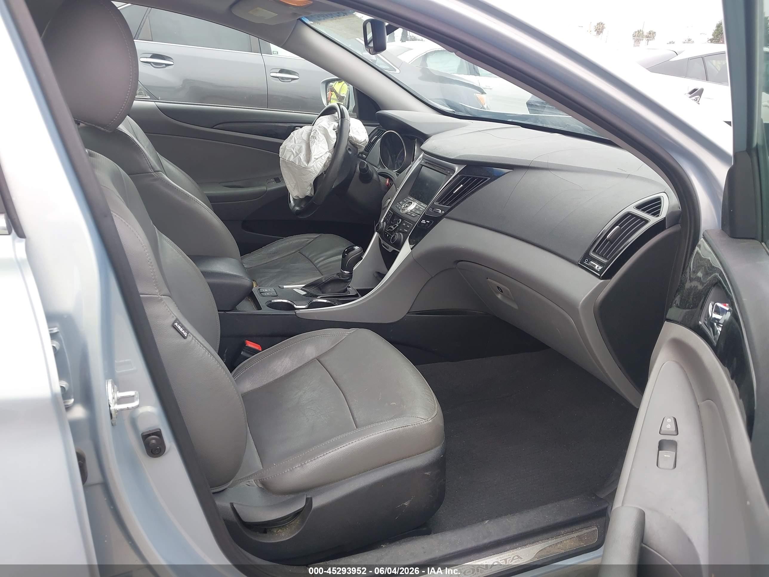 2013 Hyundai Sonata Limited Light Blue vin: 5NPEC4AC4DH567558