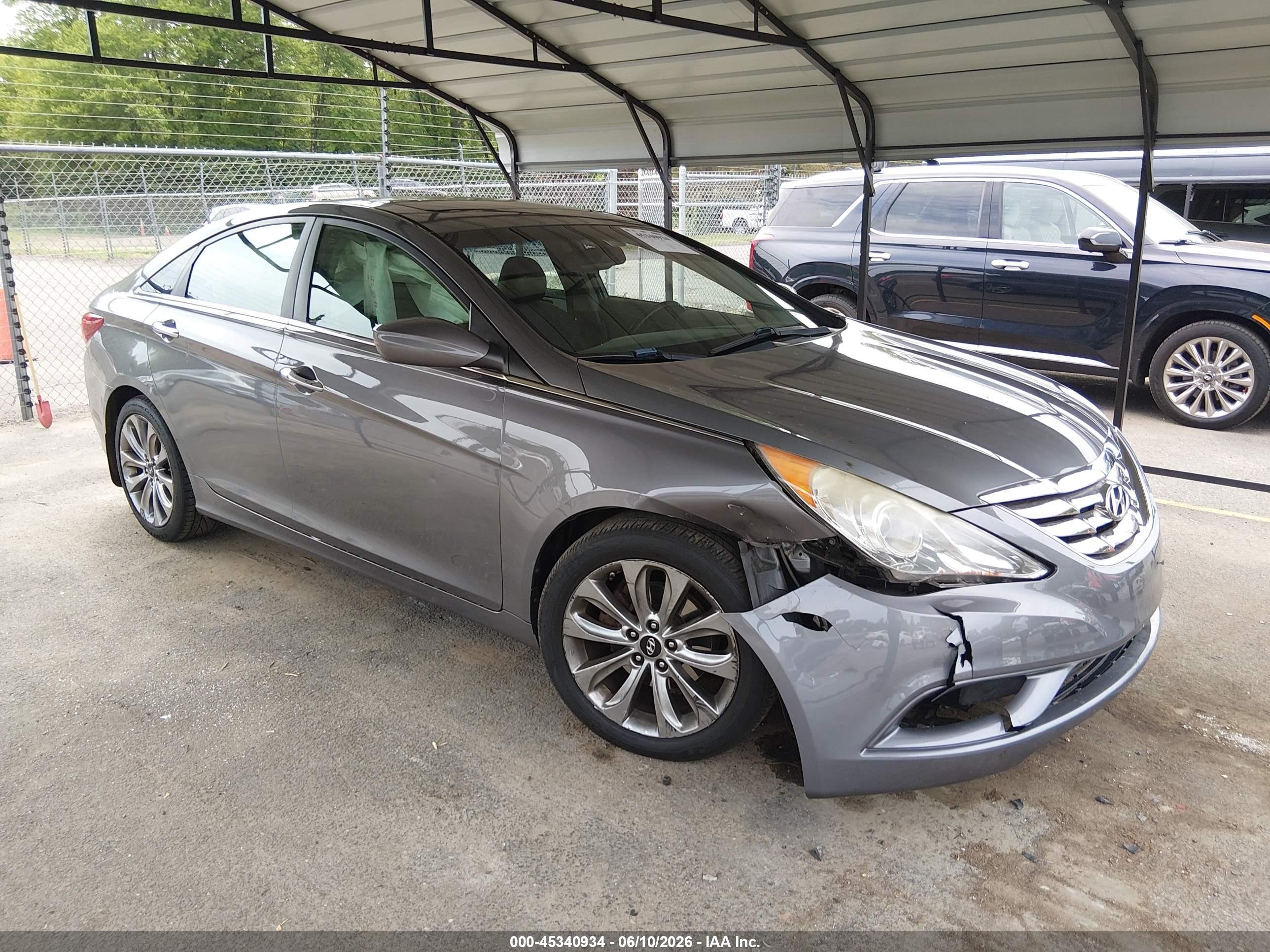 2013 Hyundai Sonata Se Gray vin: 5NPEC4AC4DH636426