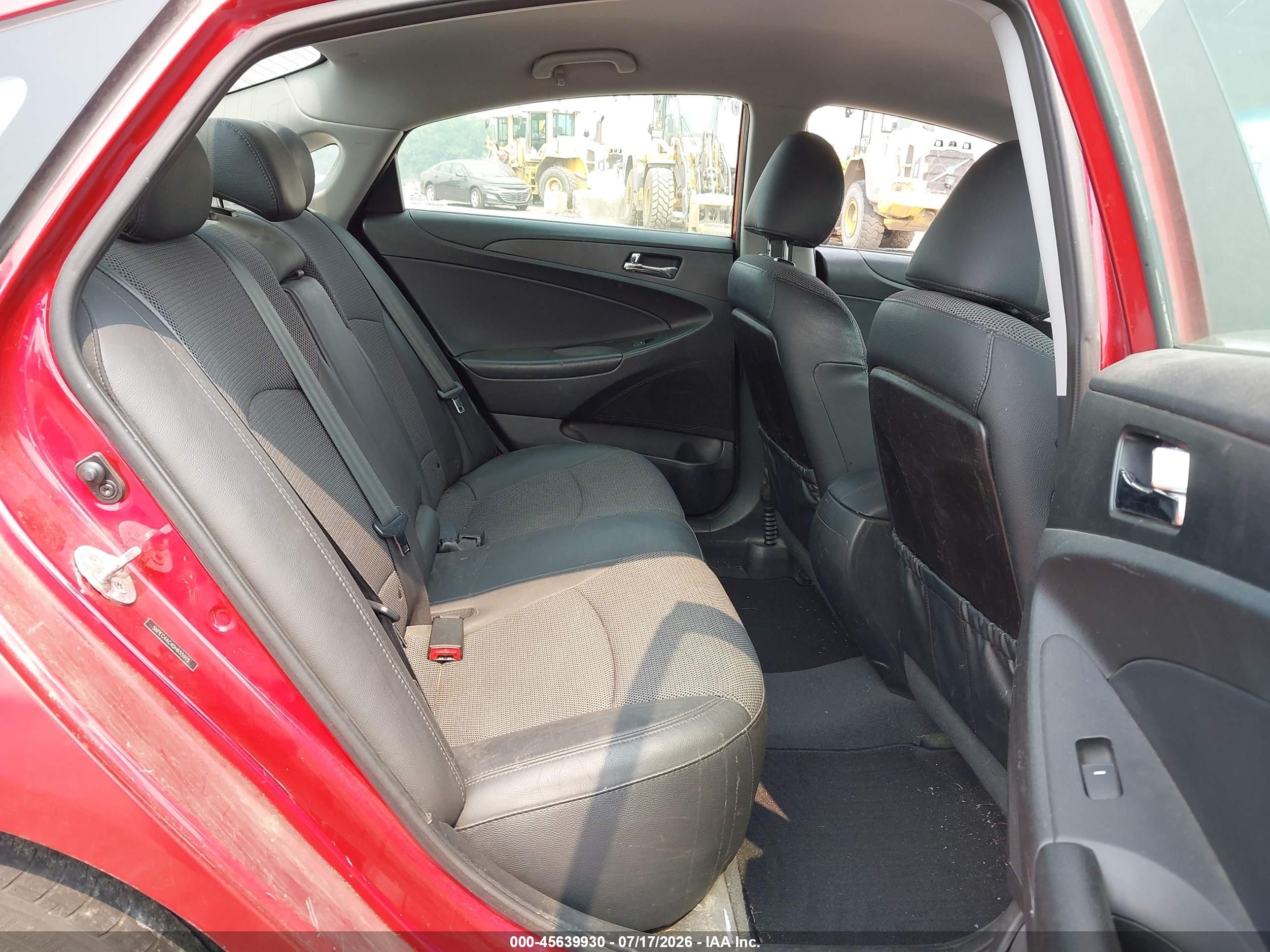 2013 Hyundai Sonata Se Red vin: 5NPEC4AC4DH655915