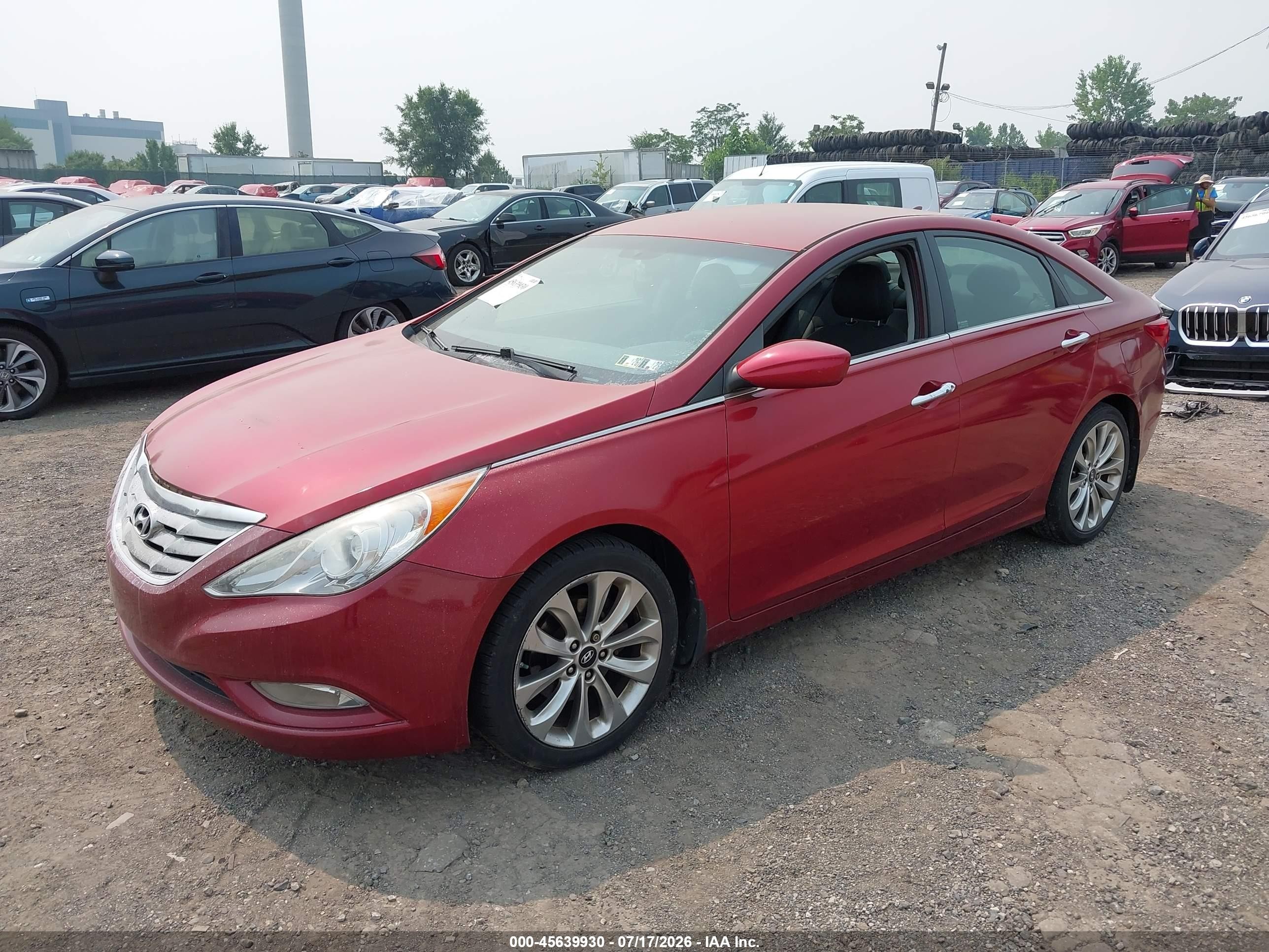 2013 Hyundai Sonata Se Red vin: 5NPEC4AC4DH655915