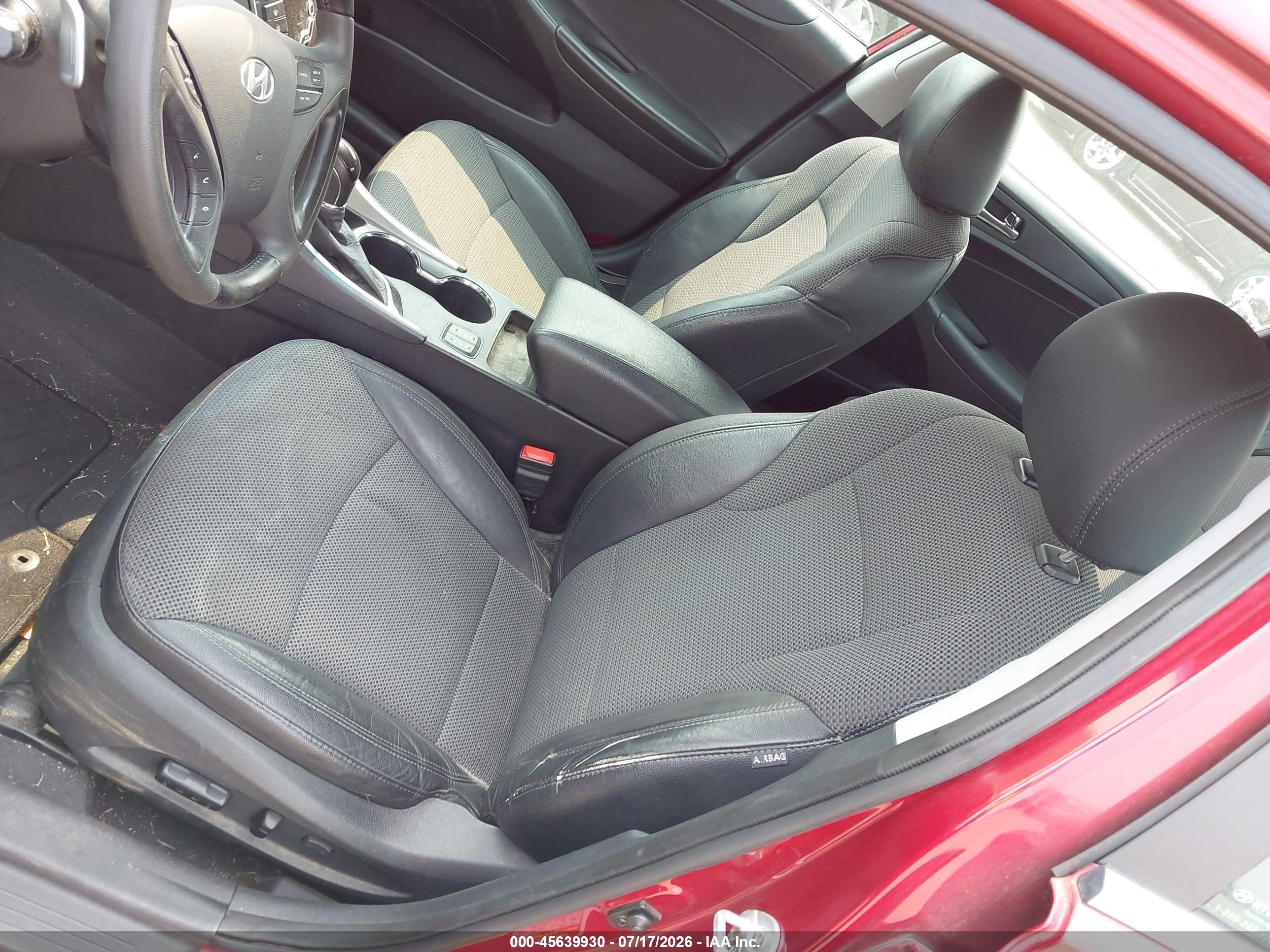 2013 Hyundai Sonata Se Red vin: 5NPEC4AC4DH655915
