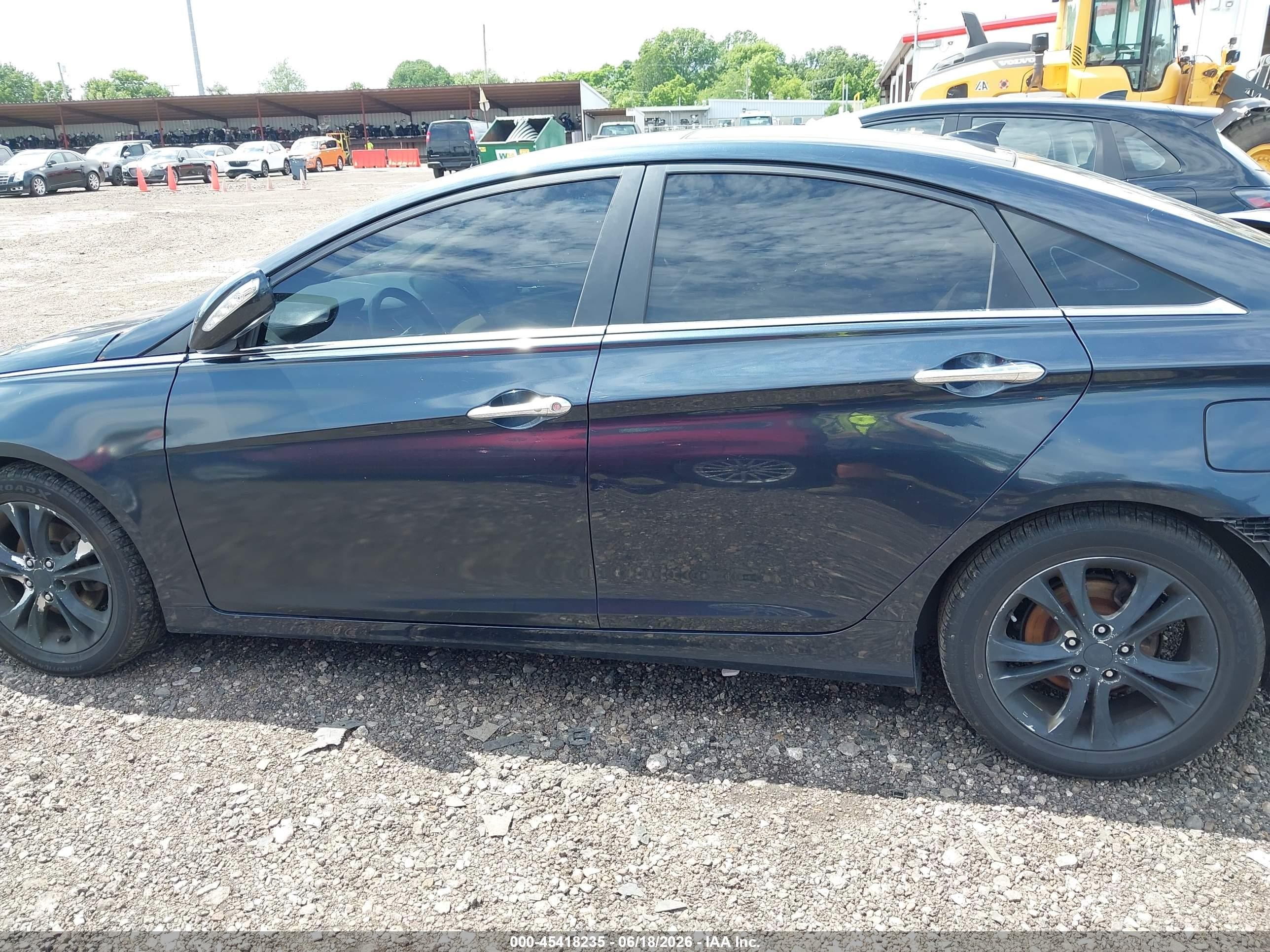2013 Hyundai Sonata Limited Dark Blue vin: 5NPEC4AC4DH658443