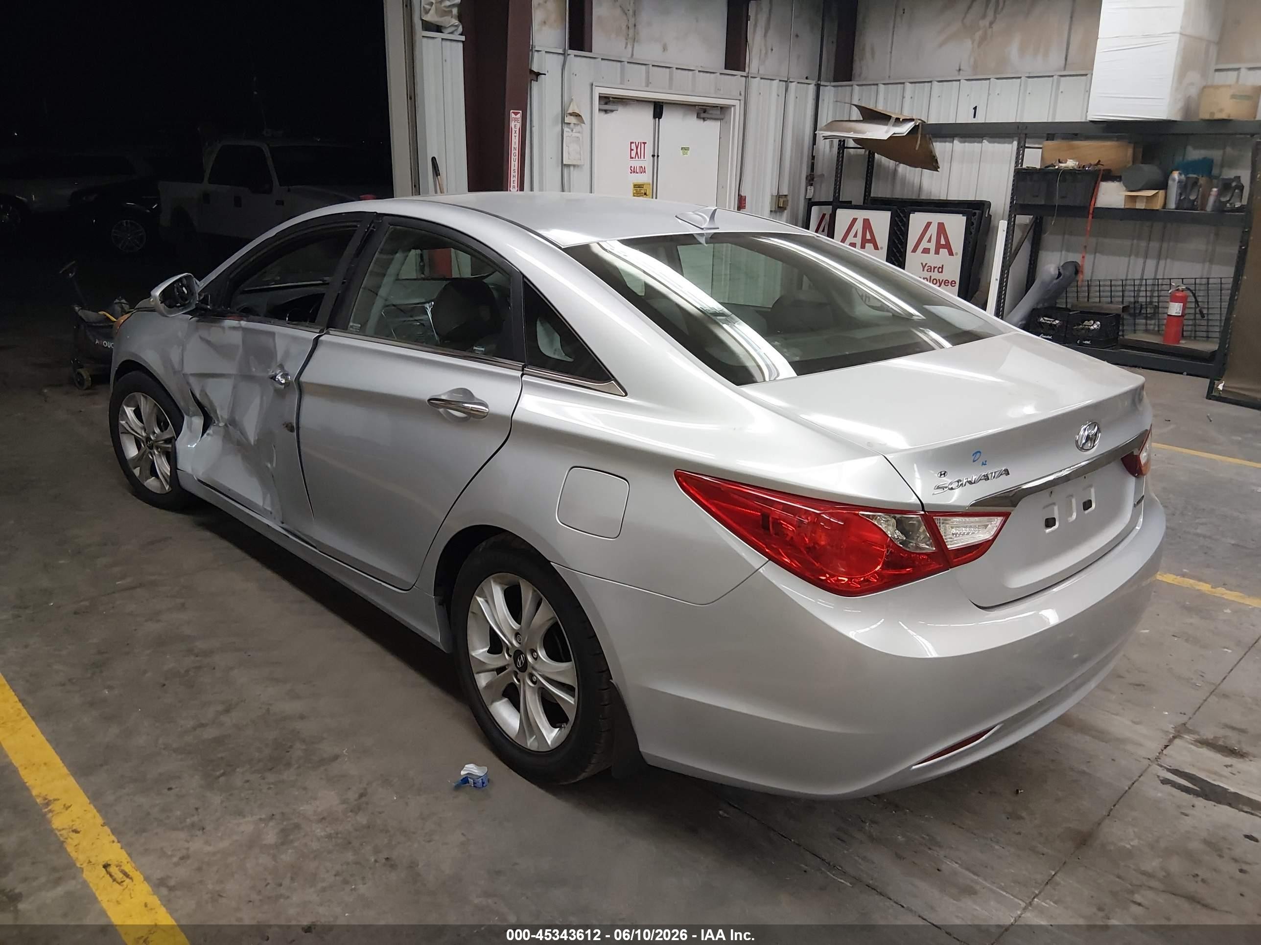 2013 Hyundai Sonata Limited Gray vin: 5NPEC4AC4DH658958