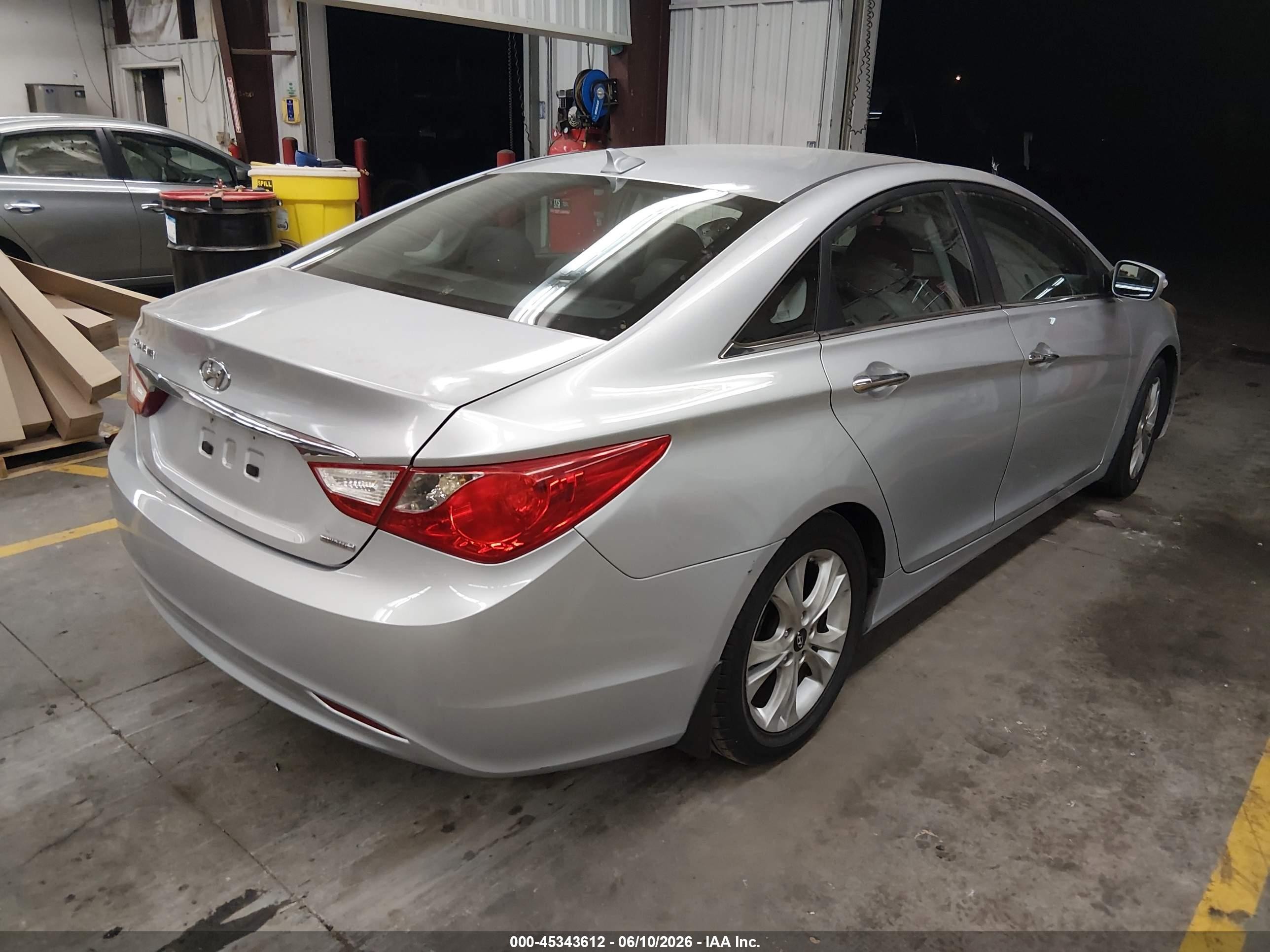 2013 Hyundai Sonata Limited Gray vin: 5NPEC4AC4DH658958