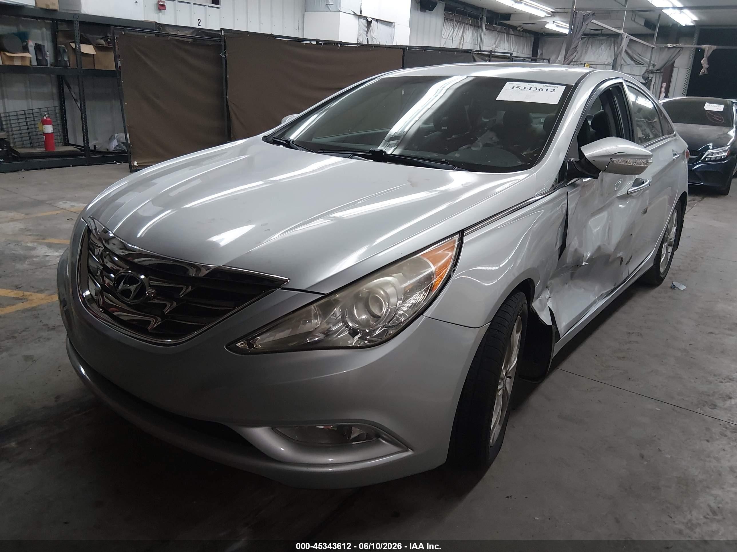 2013 Hyundai Sonata Limited Gray vin: 5NPEC4AC4DH658958