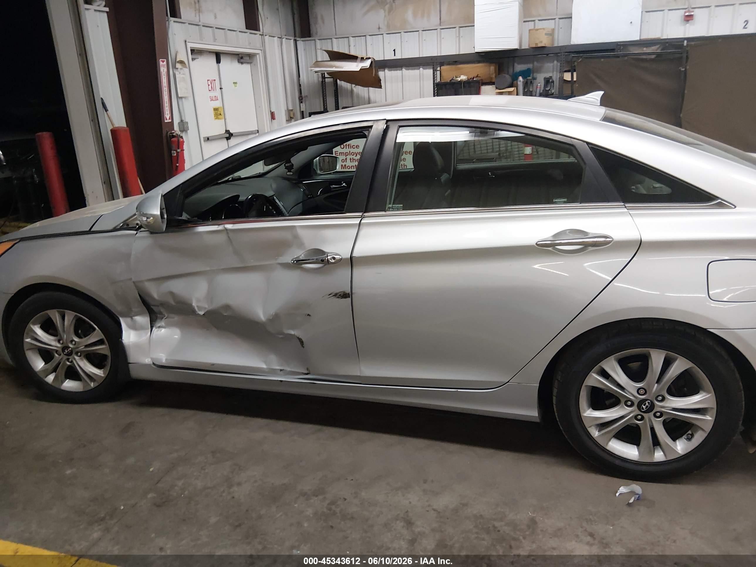 2013 Hyundai Sonata Limited Gray vin: 5NPEC4AC4DH658958