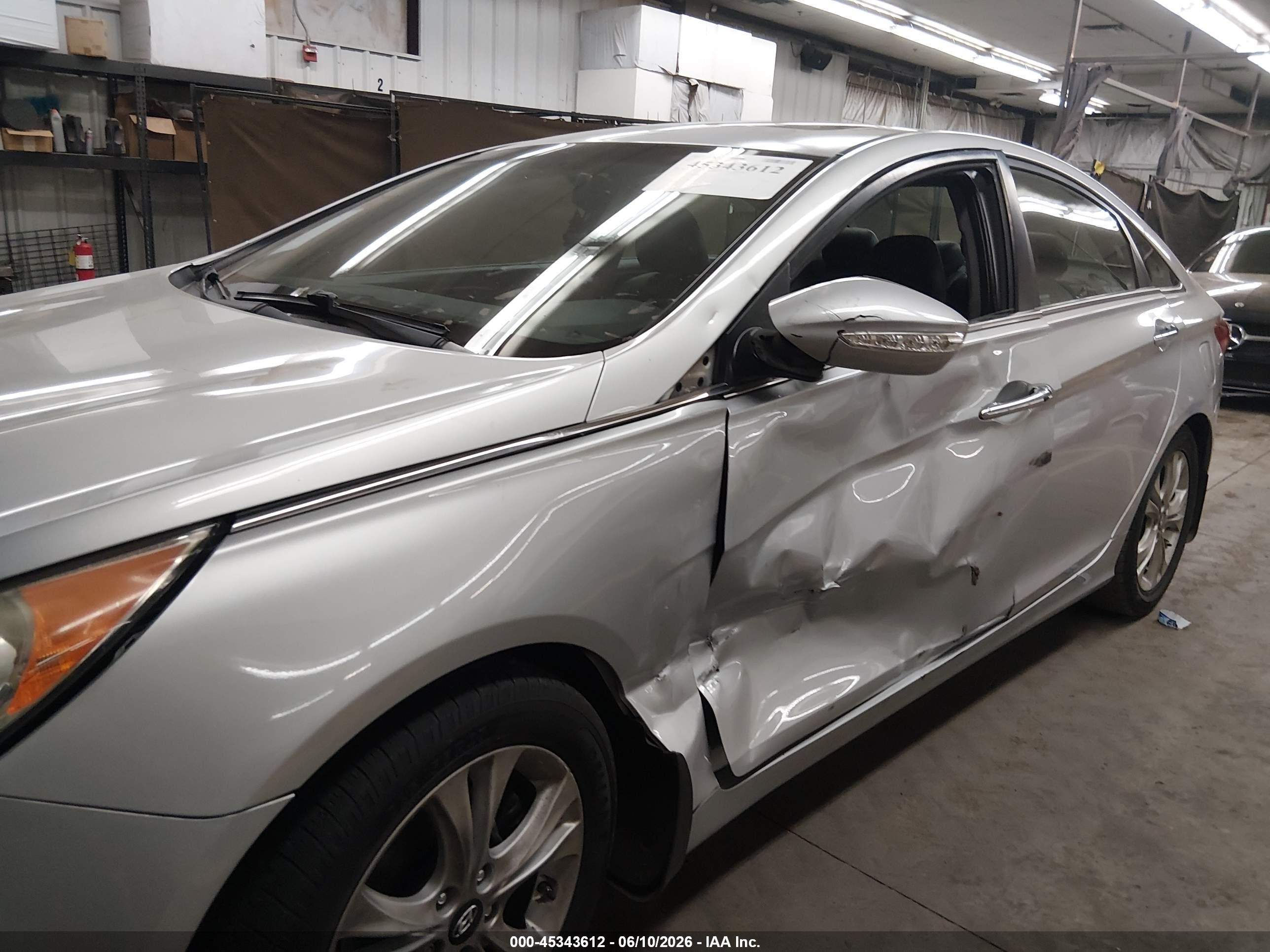 2013 Hyundai Sonata Limited Gray vin: 5NPEC4AC4DH658958