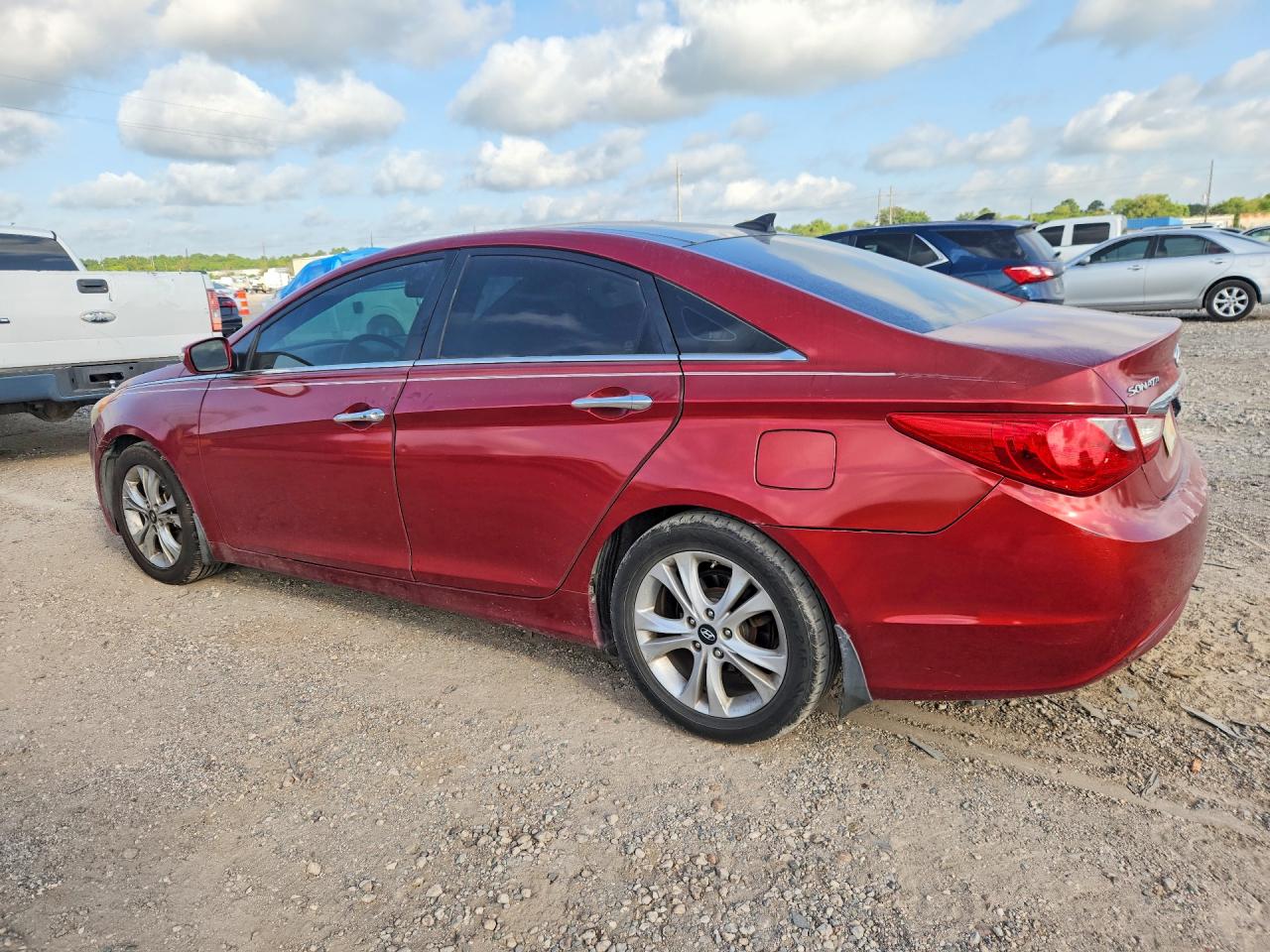 2013 Hyundai Sonata Limited Бордовый vin: 5NPEC4AC4DH667790