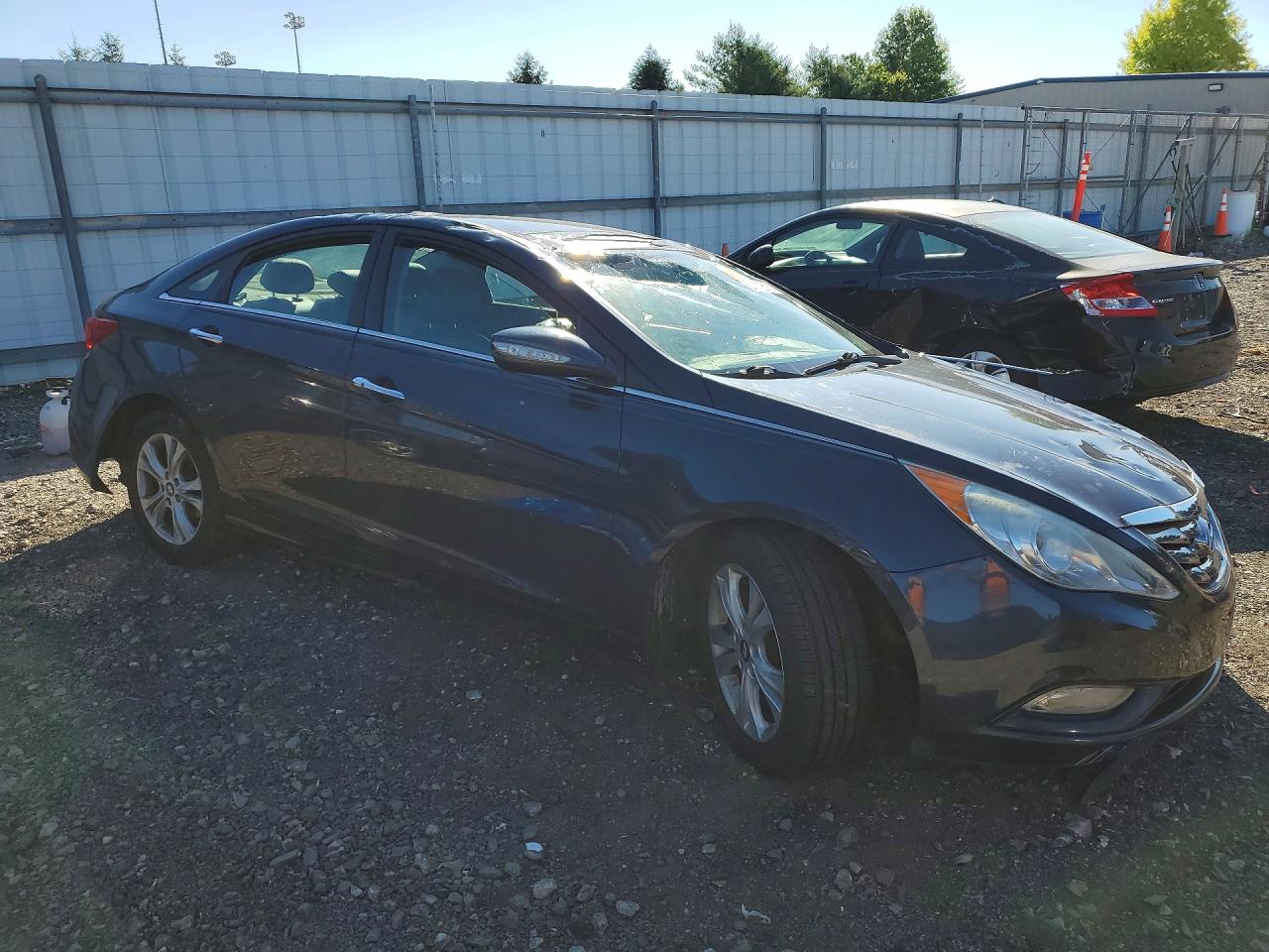2013 Hyundai Sonata Limited Blue vin: 5NPEC4AC4DH674870