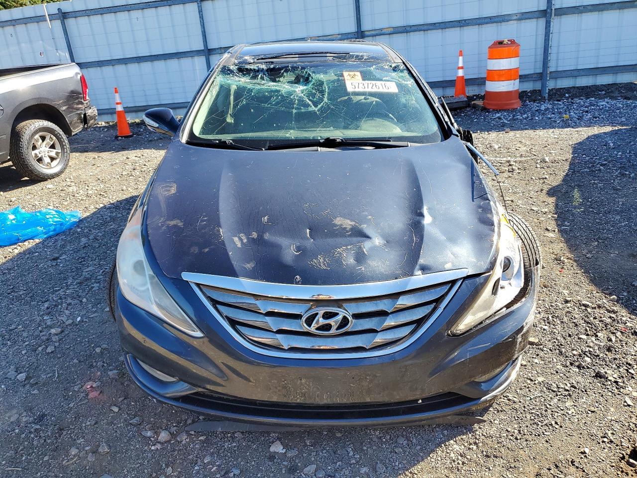 2013 Hyundai Sonata Limited Blue vin: 5NPEC4AC4DH674870