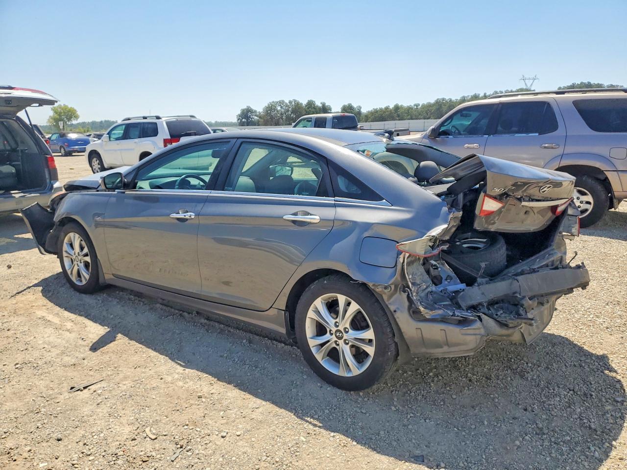 2013 Hyundai Sonata Limited Gray vin: 5NPEC4AC4DH699042