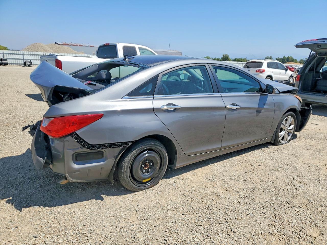 2013 Hyundai Sonata Limited Gray vin: 5NPEC4AC4DH699042