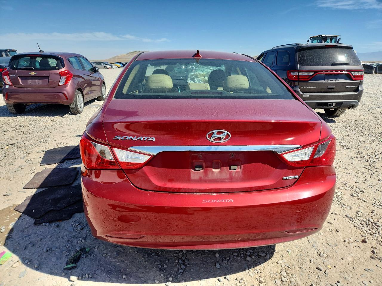 2013 Hyundai Sonata Limited Red vin: 5NPEC4AC4DH702716