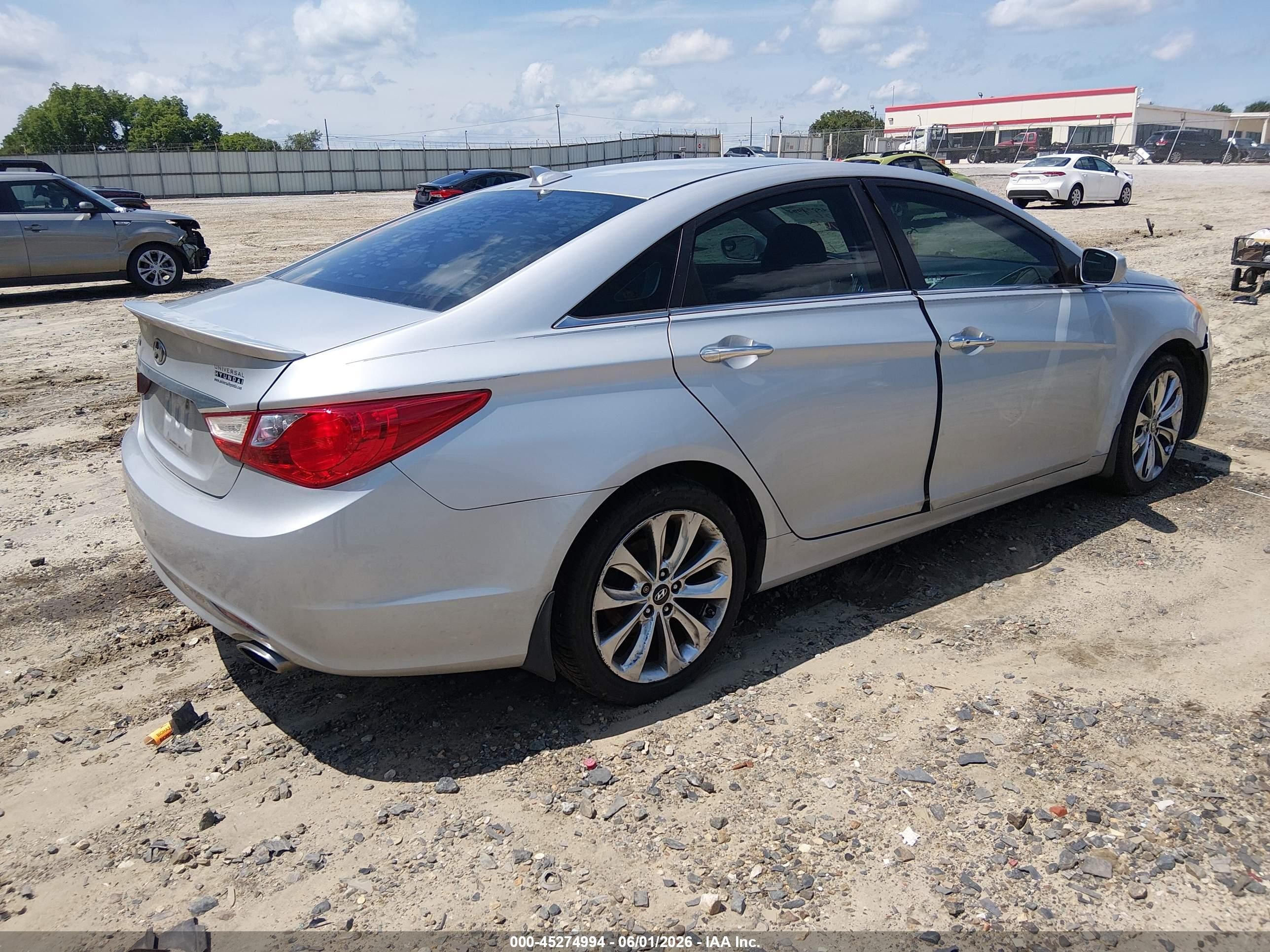 2013 Hyundai Sonata Se Silver vin: 5NPEC4AC4DH762754