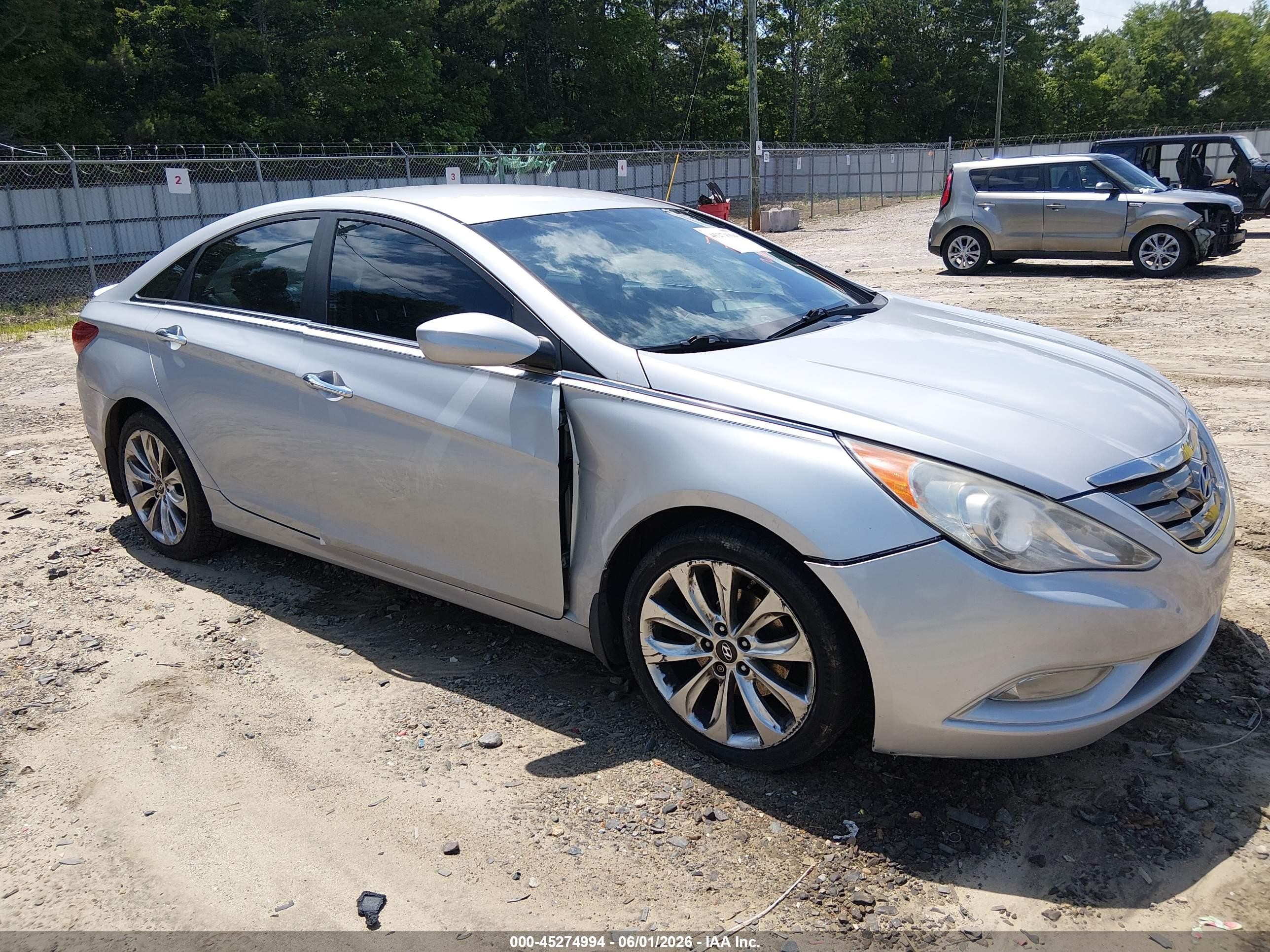 2013 Hyundai Sonata Se Silver vin: 5NPEC4AC4DH762754