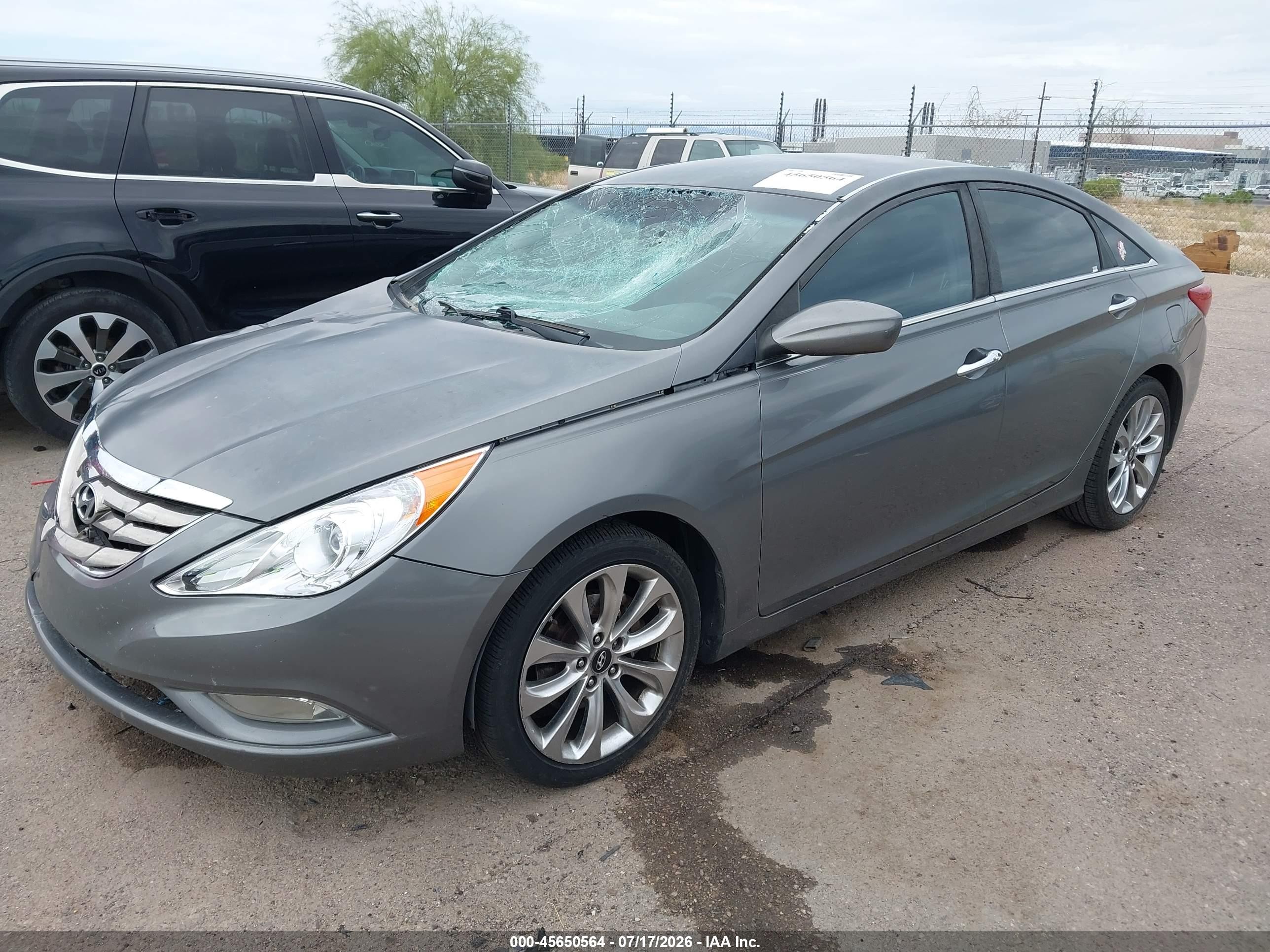 2013 Hyundai Sonata Se Серый vin: 5NPEC4AC4DH778713