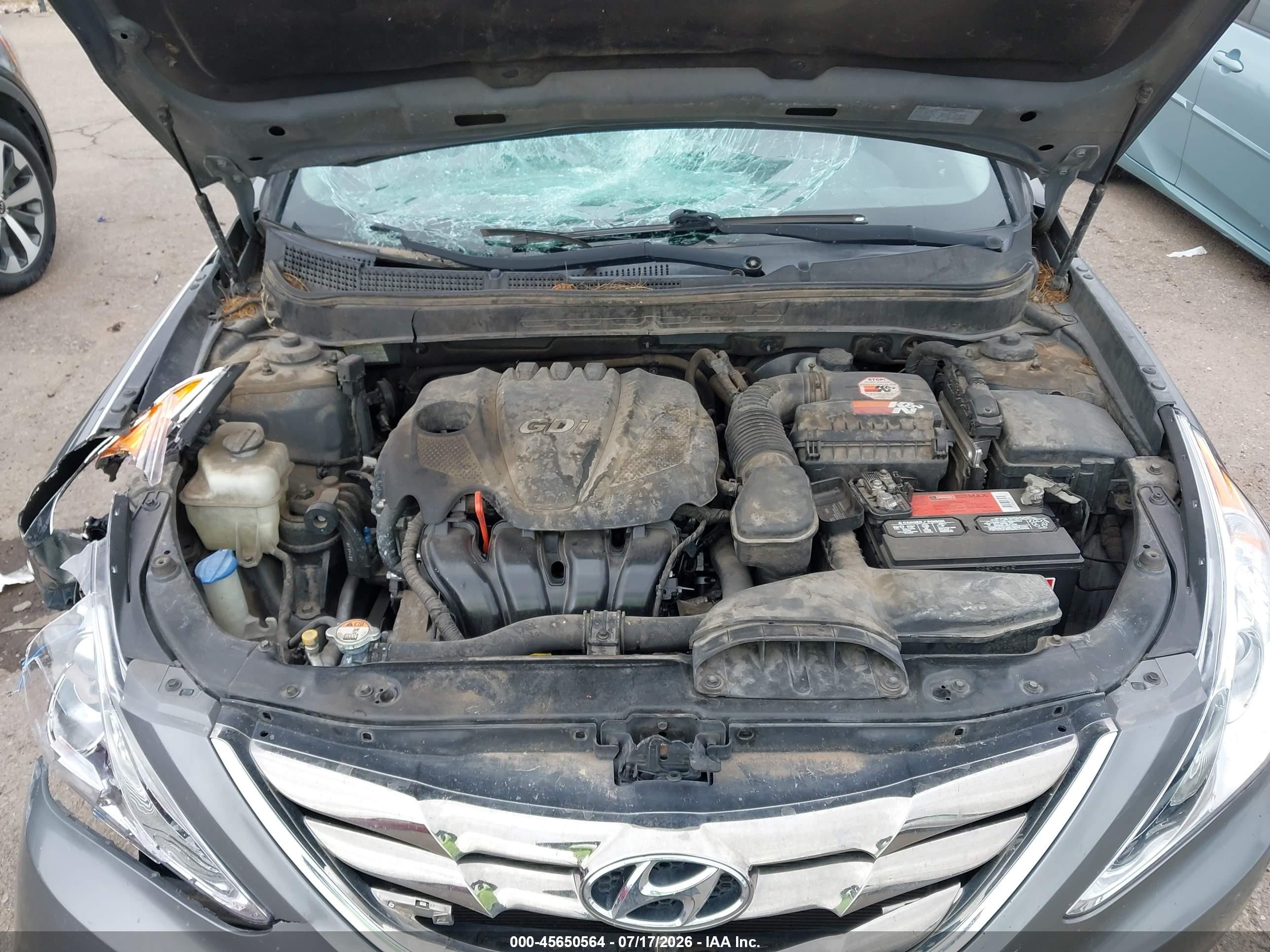 2013 Hyundai Sonata Se Серый vin: 5NPEC4AC4DH778713
