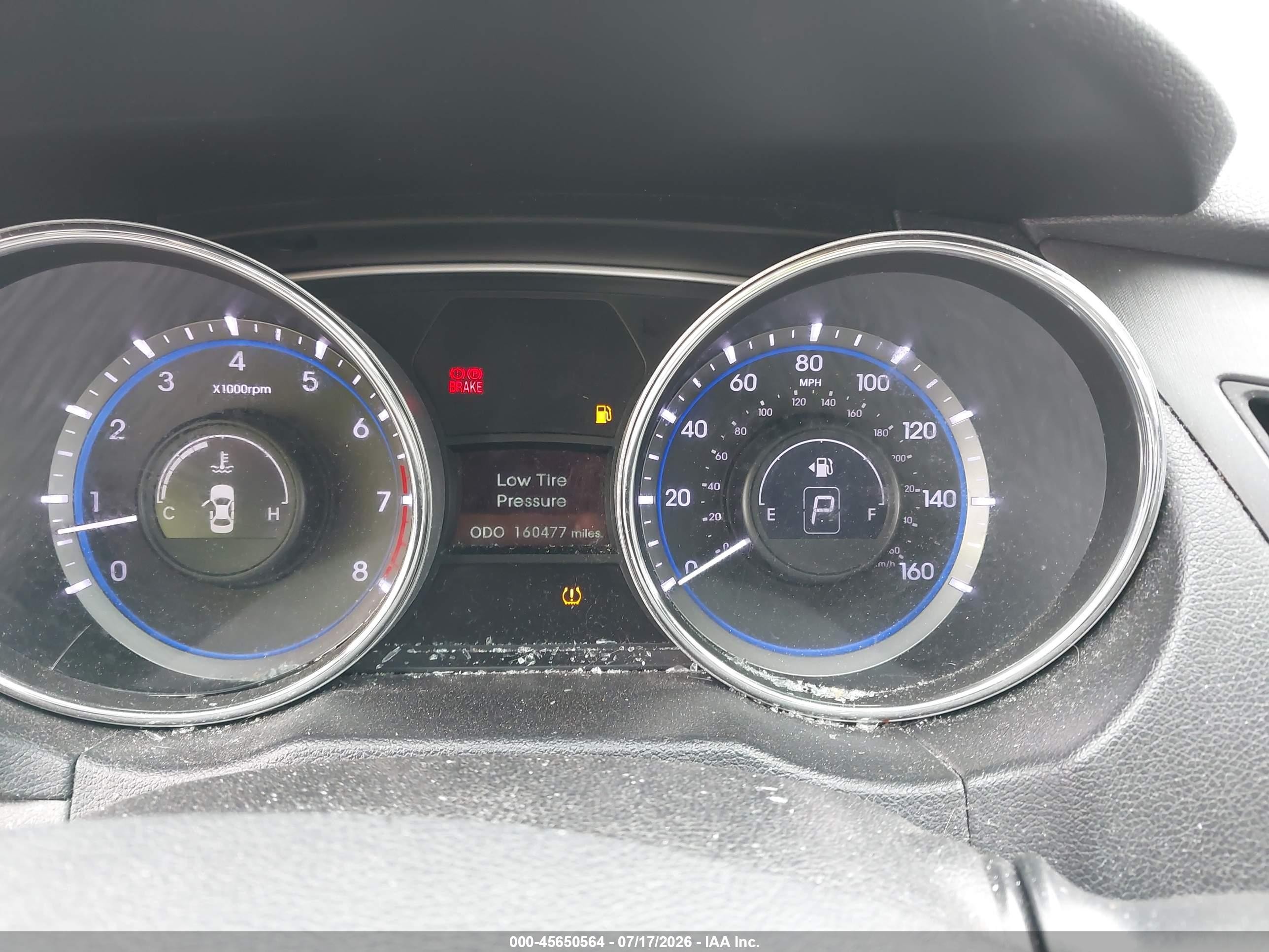 2013 Hyundai Sonata Se Серый vin: 5NPEC4AC4DH778713