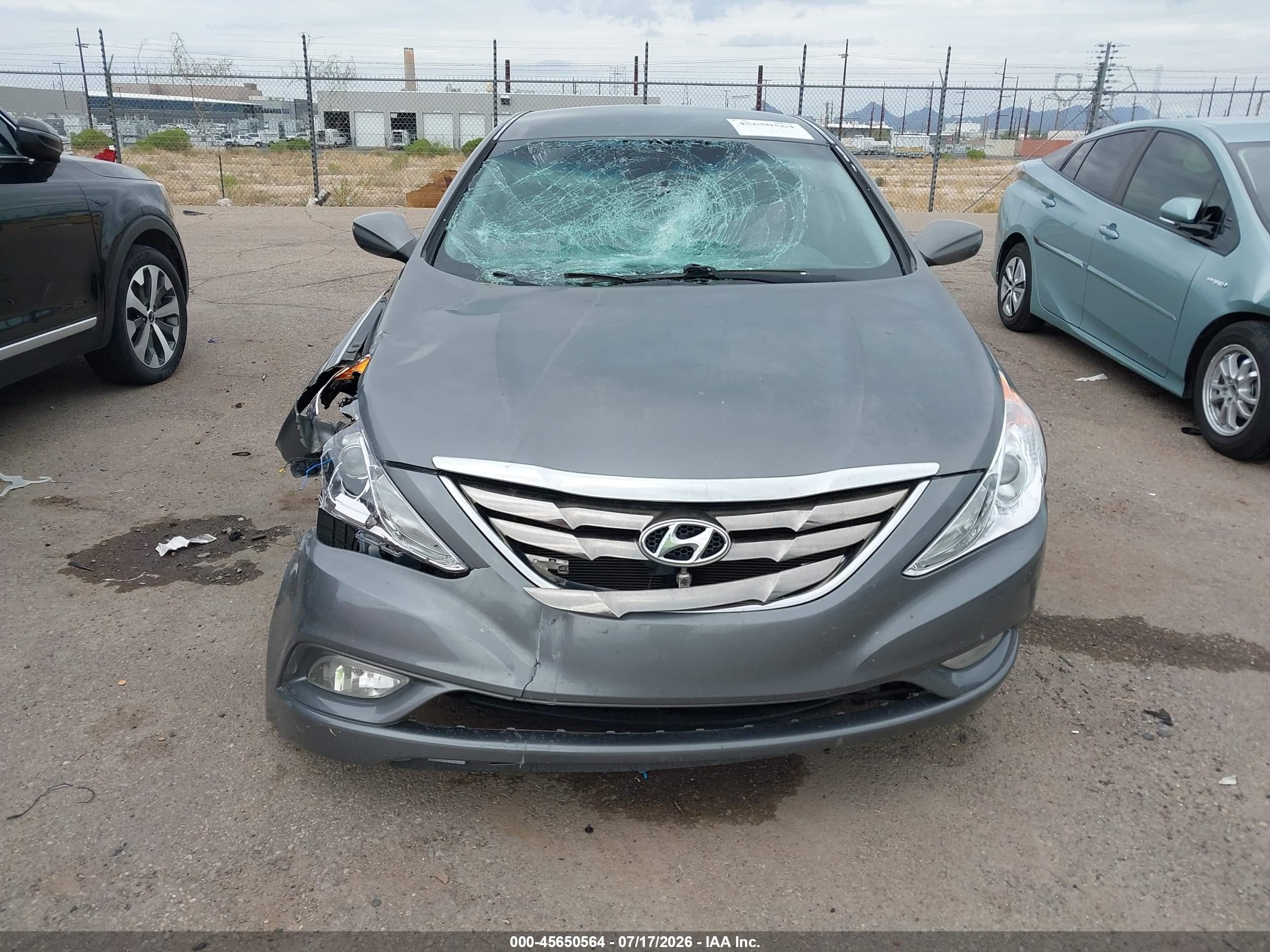 2013 Hyundai Sonata Se Серый vin: 5NPEC4AC4DH778713