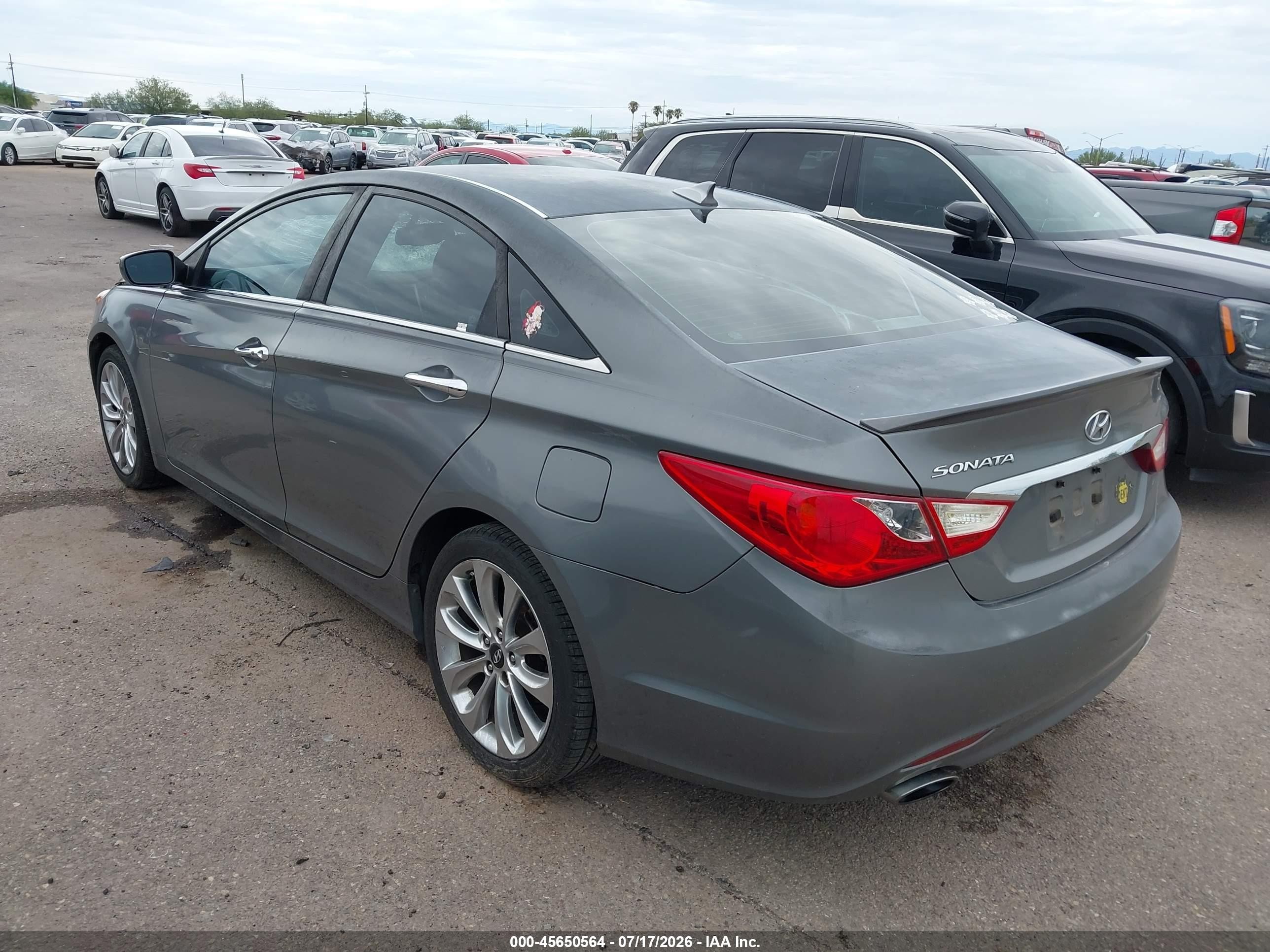 2013 Hyundai Sonata Se Серый vin: 5NPEC4AC4DH778713
