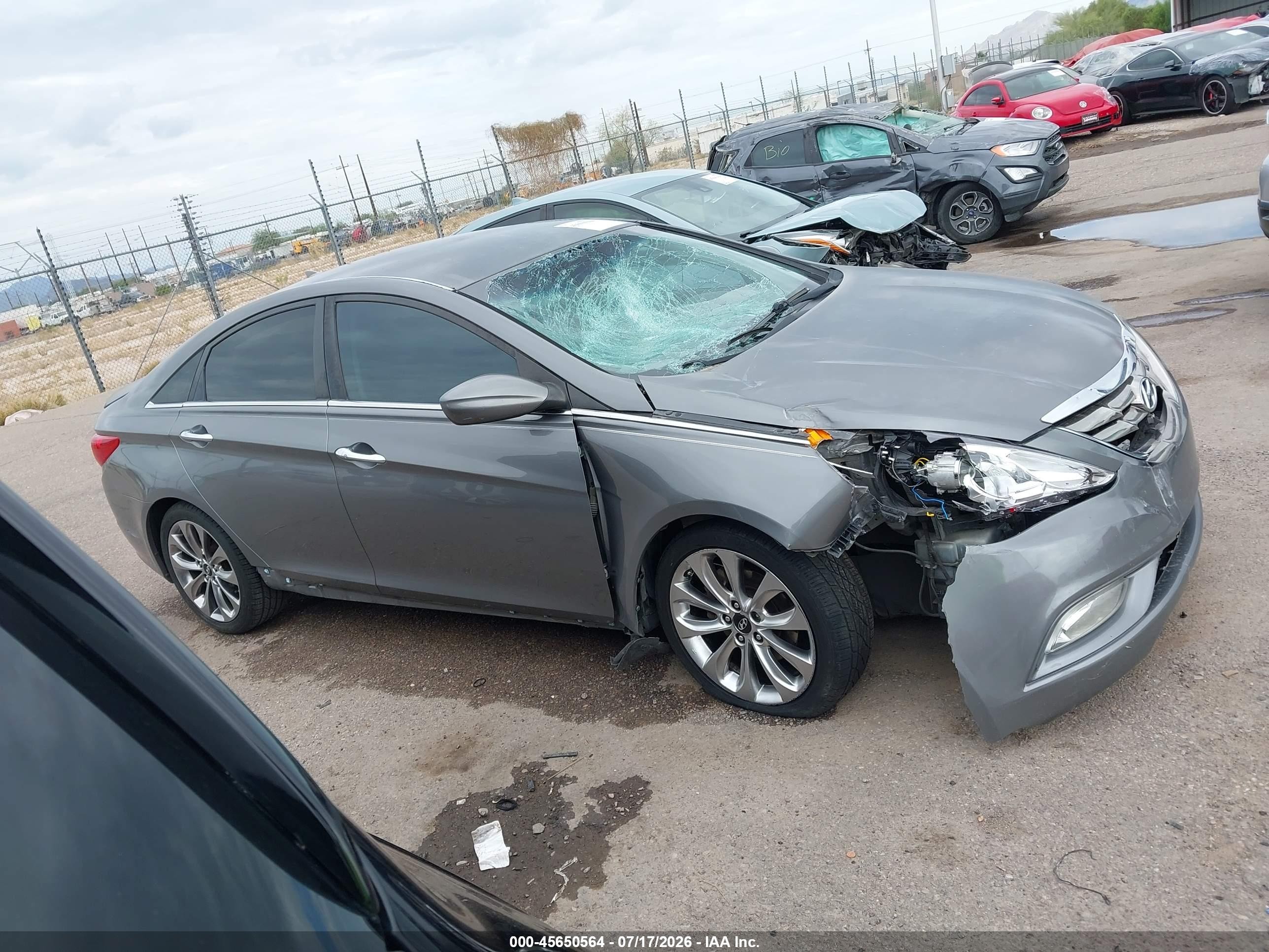 2013 Hyundai Sonata Se Серый vin: 5NPEC4AC4DH778713