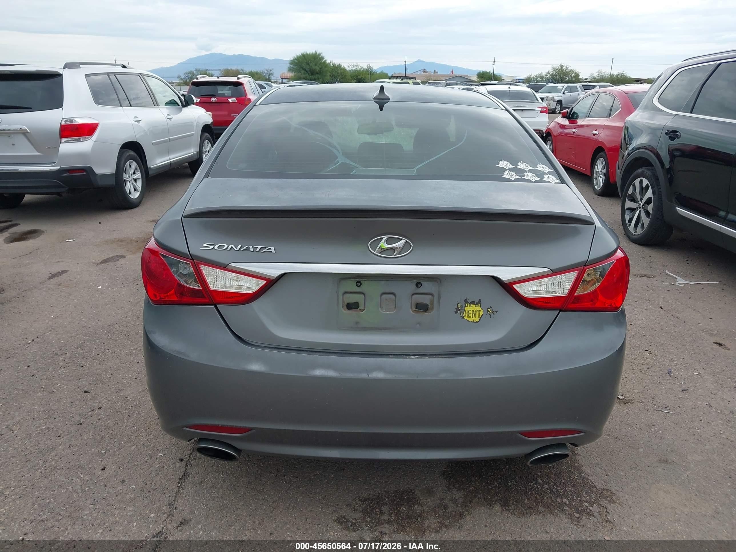 2013 Hyundai Sonata Se Серый vin: 5NPEC4AC4DH778713