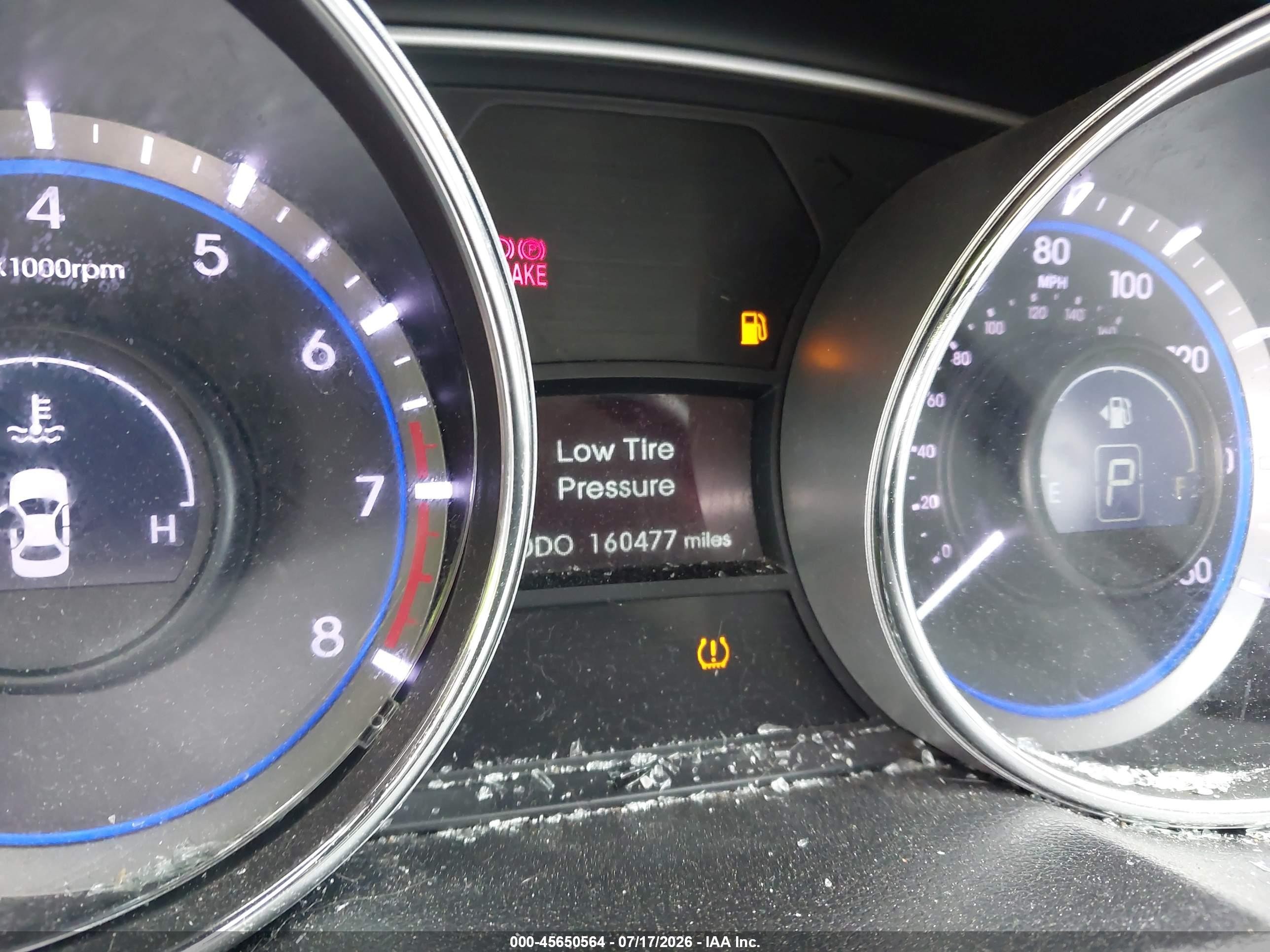2013 Hyundai Sonata Se Серый vin: 5NPEC4AC4DH778713