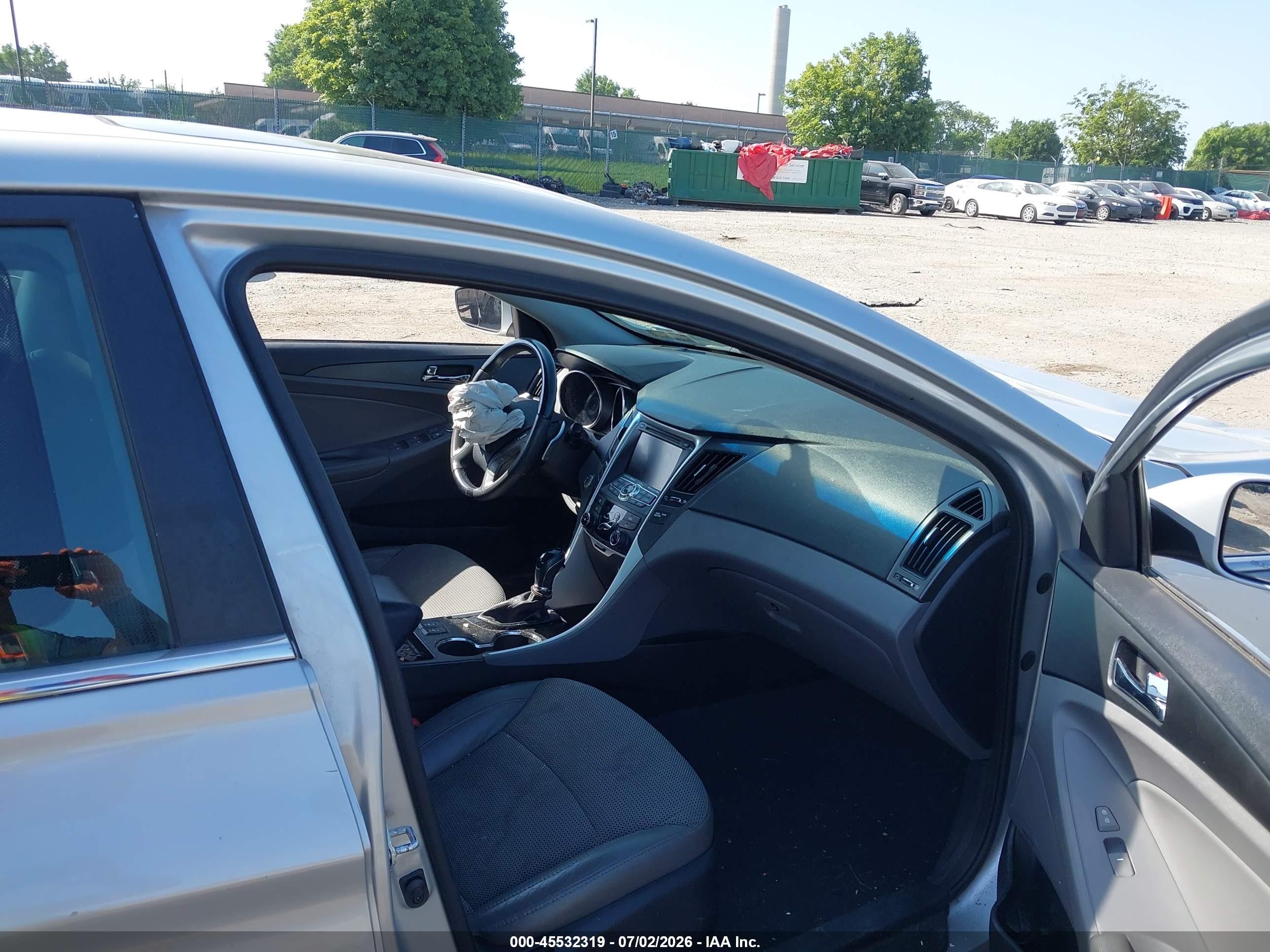 2013 Hyundai Sonata Se Silver vin: 5NPEC4AC4DH786892