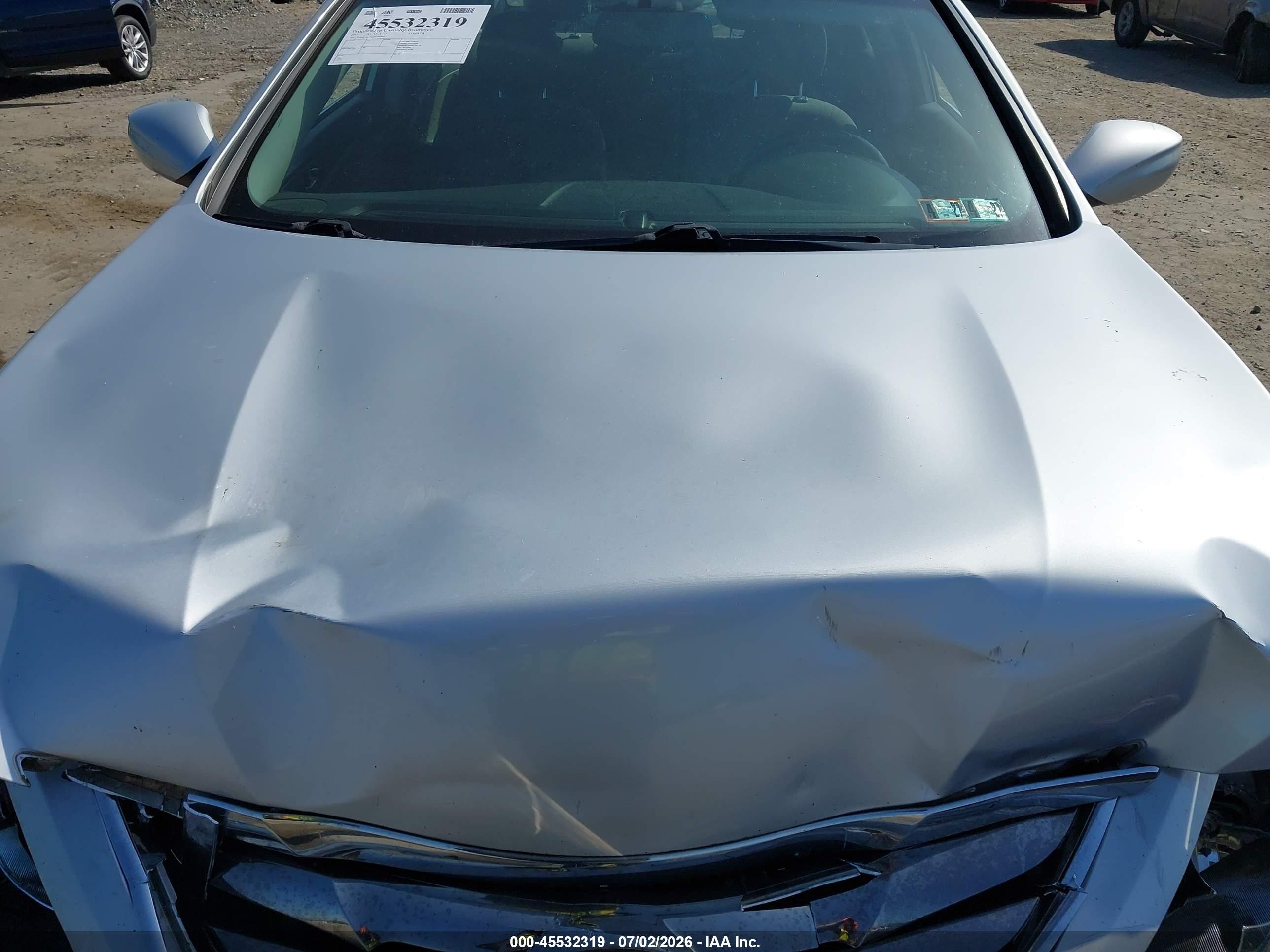2013 Hyundai Sonata Se Silver vin: 5NPEC4AC4DH786892