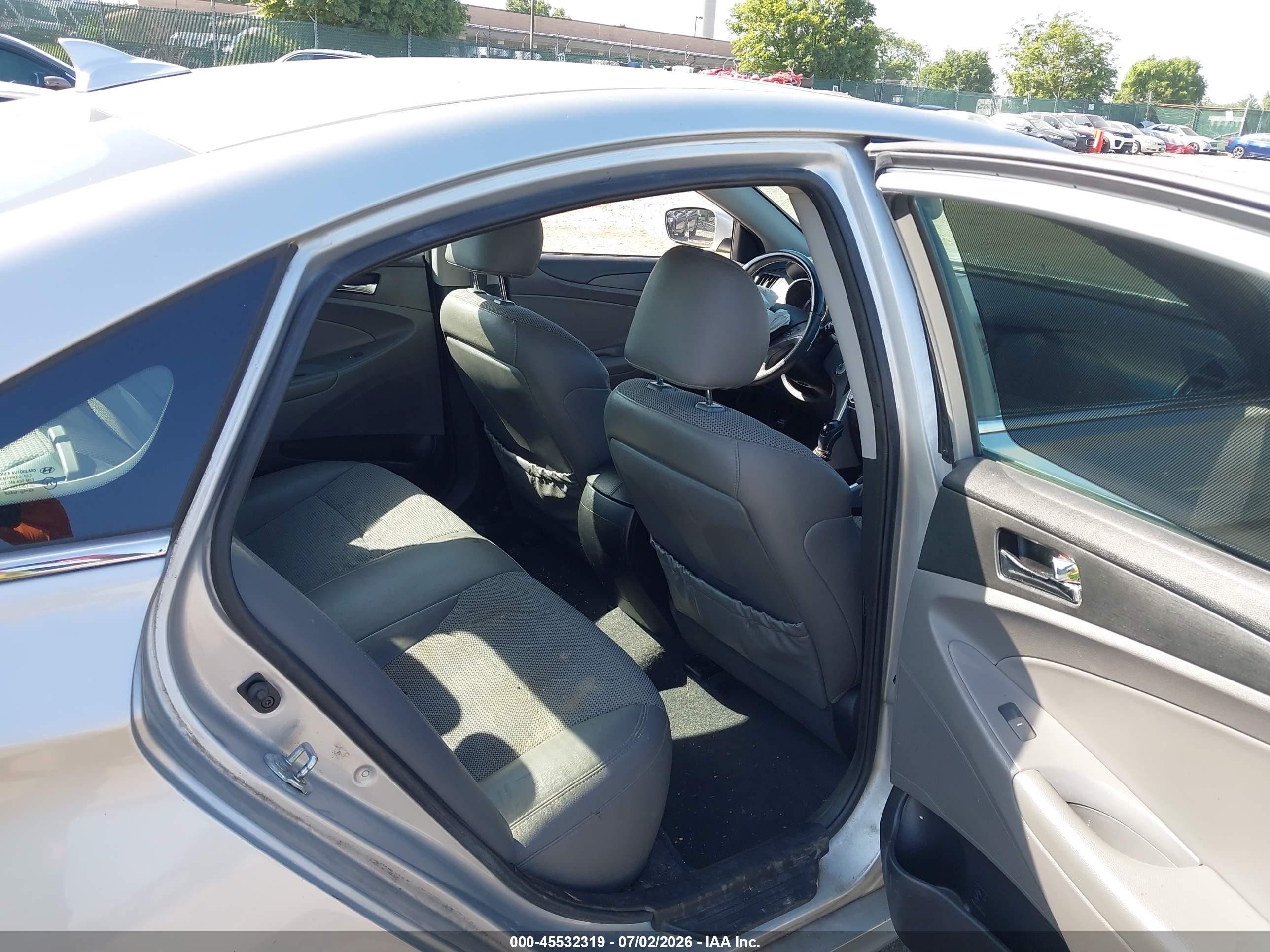 2013 Hyundai Sonata Se Silver vin: 5NPEC4AC4DH786892