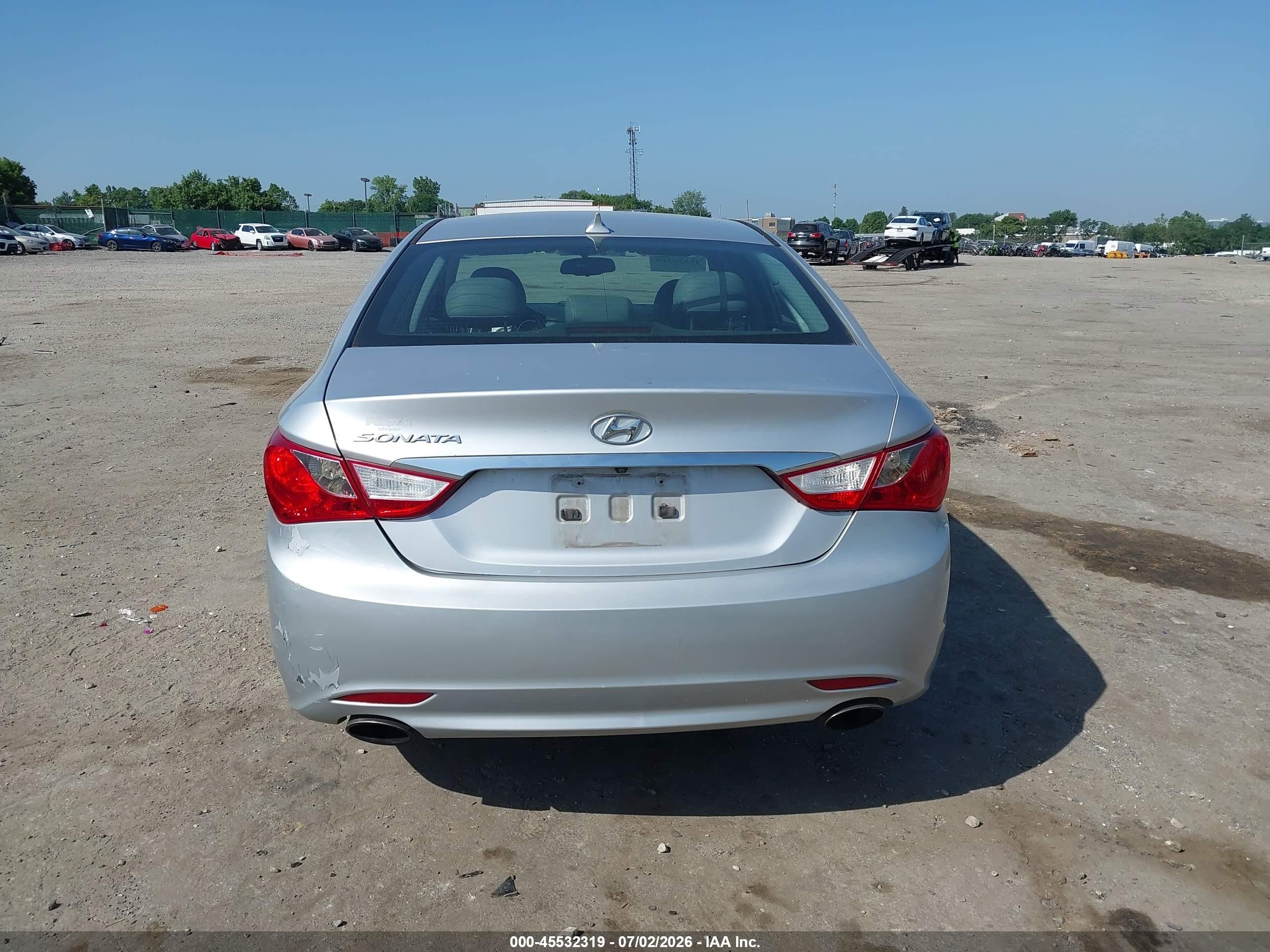 2013 Hyundai Sonata Se Silver vin: 5NPEC4AC4DH786892