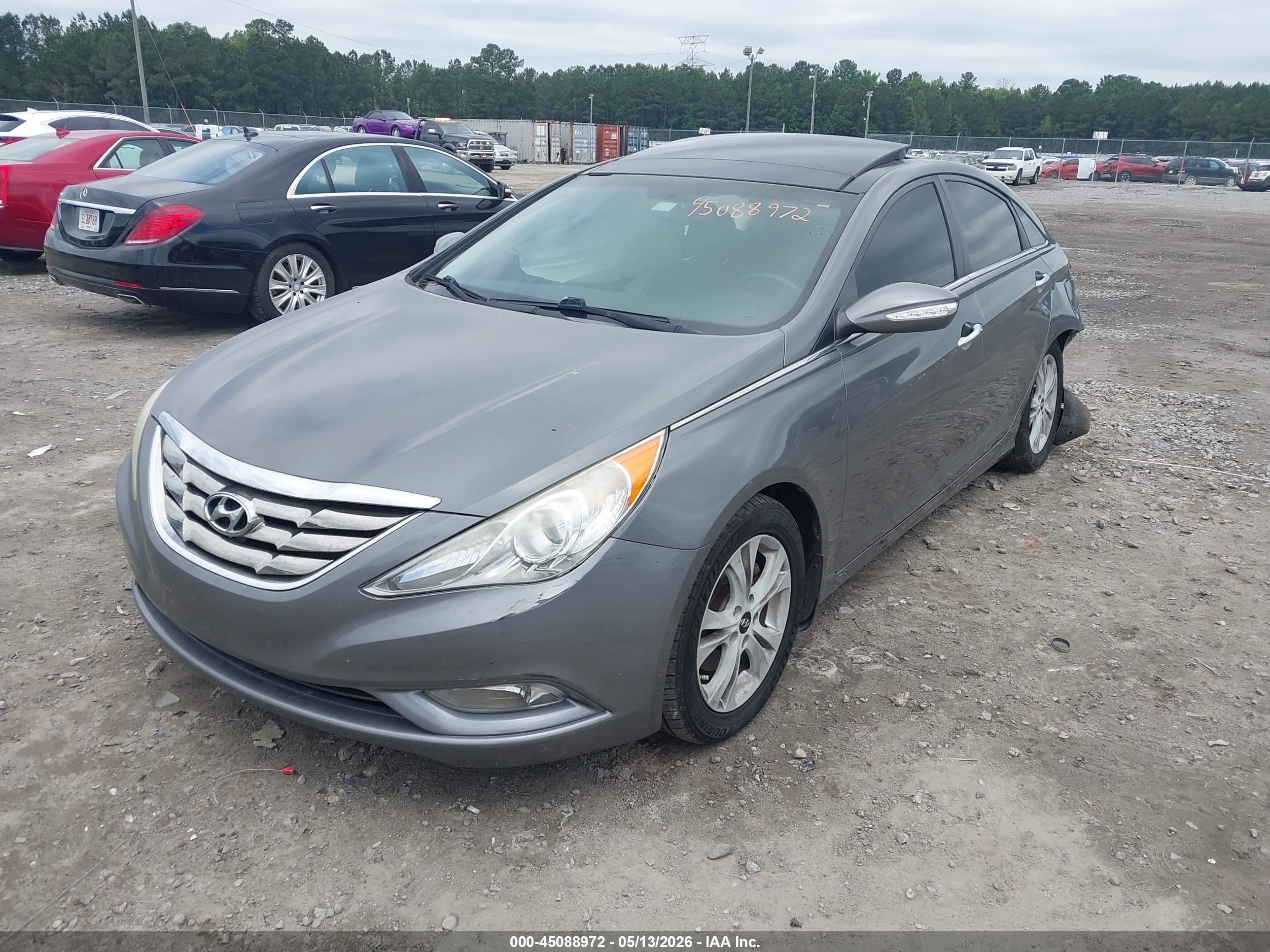2013 Hyundai Sonata Limited Gray vin: 5NPEC4AC4DH806686