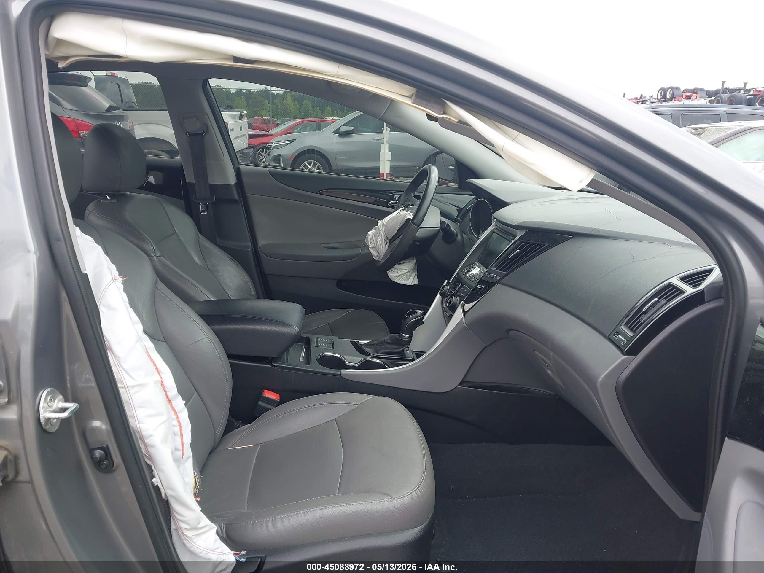 2013 Hyundai Sonata Limited Gray vin: 5NPEC4AC4DH806686